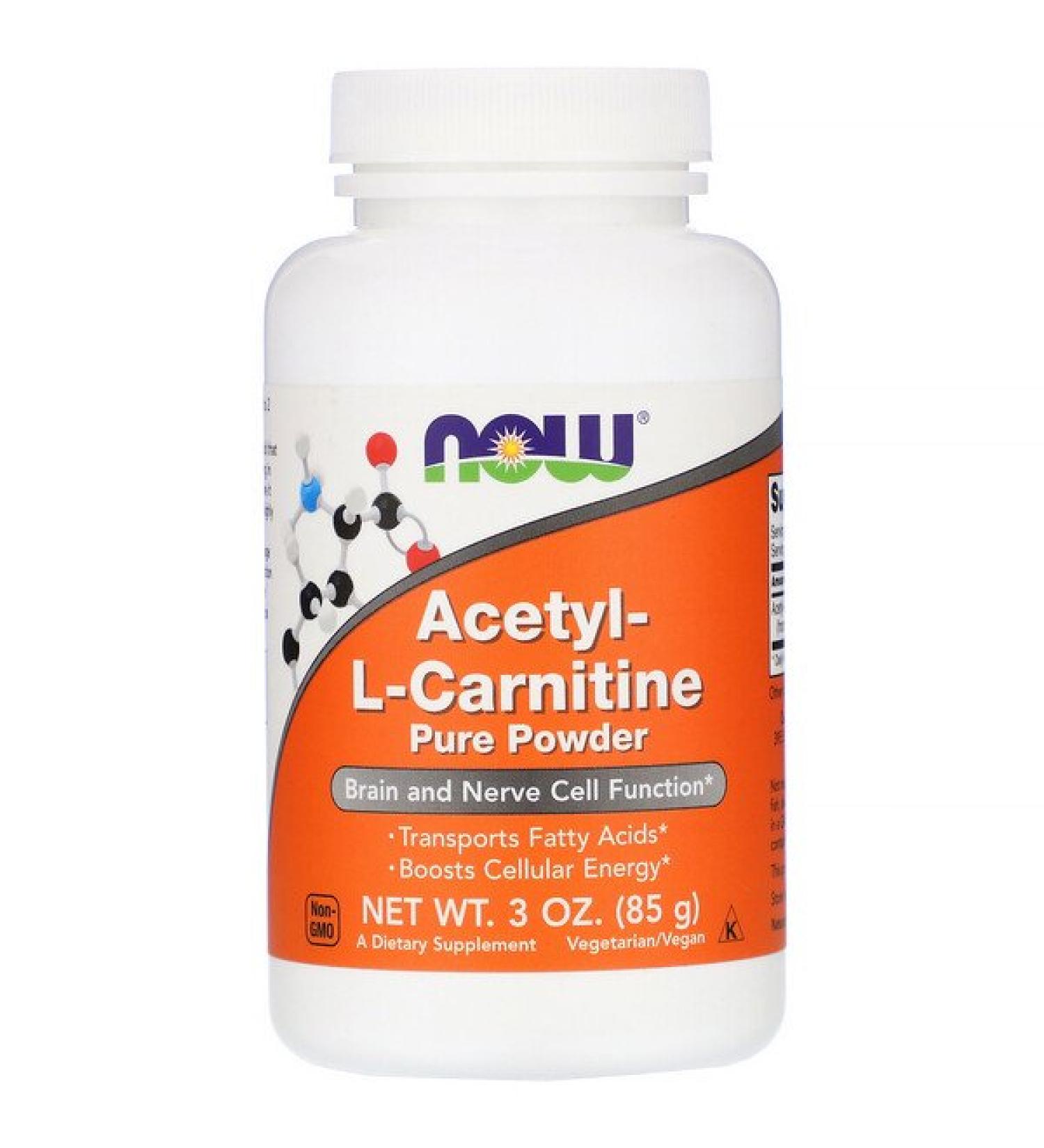 Now Foods Acetyl-L-Carnitine 3 oz (85 g)