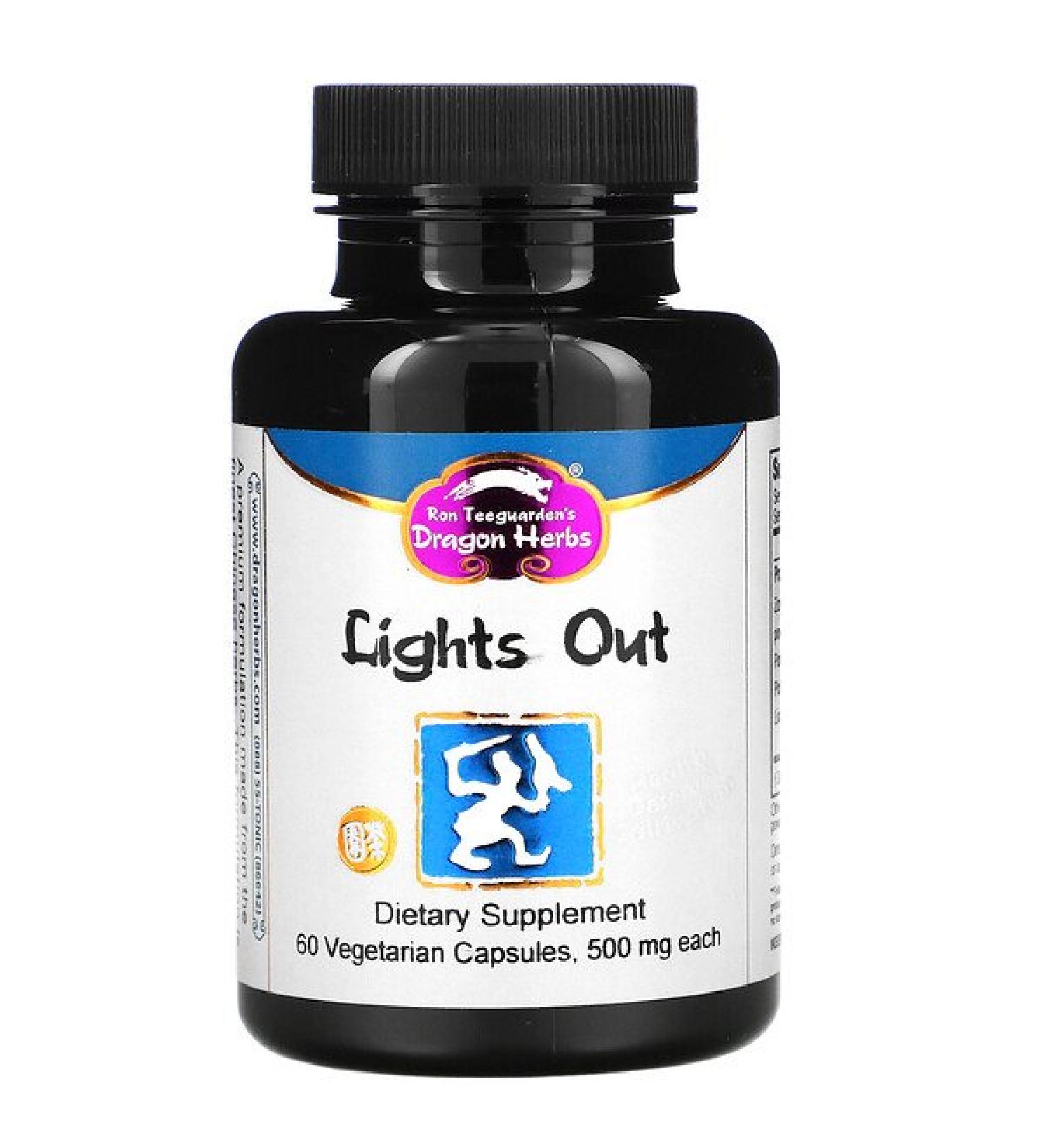 Dragon Herbs Lights Out 500 mg 60 Vegetarian Capsules