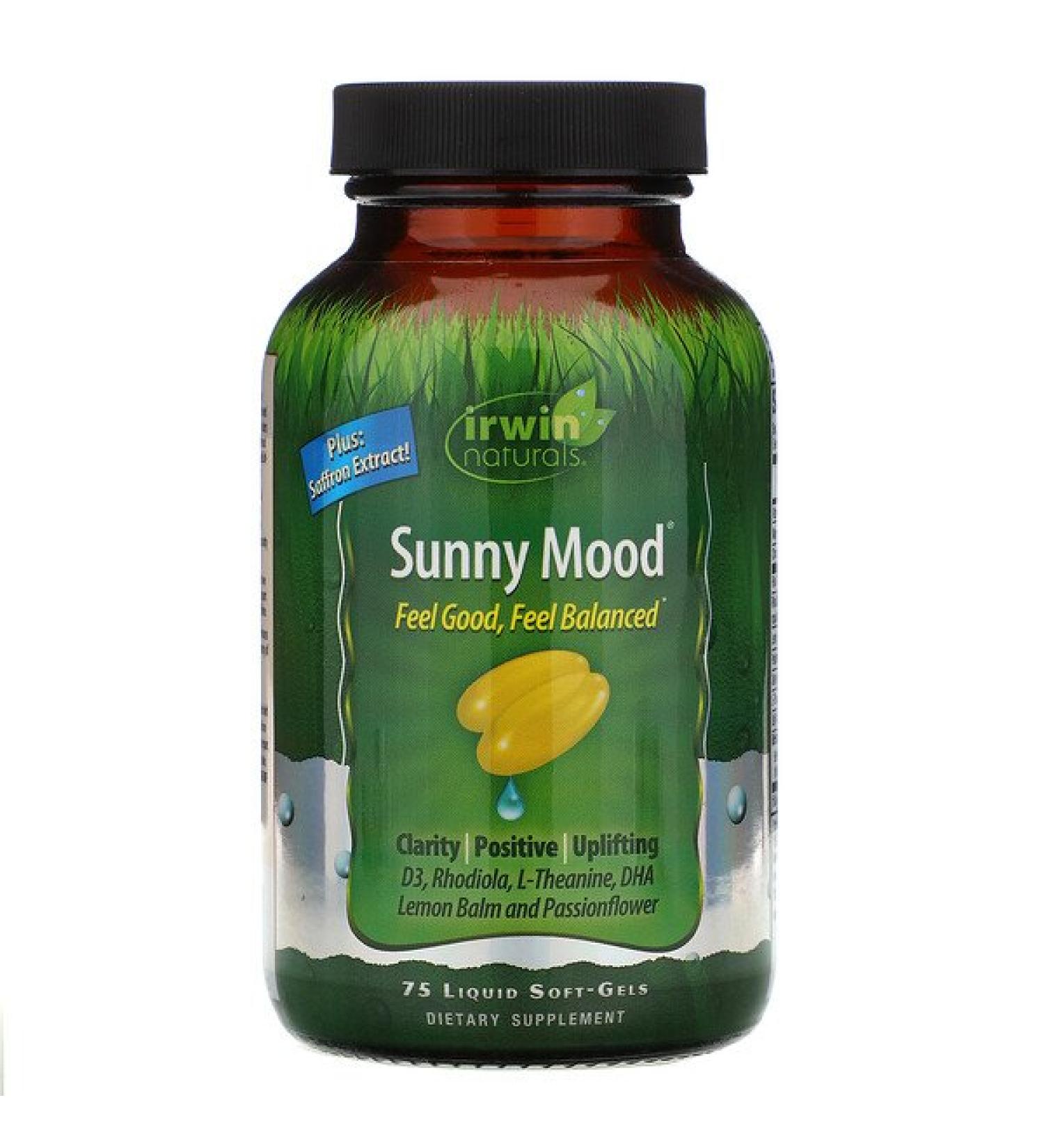 Irwin Naturals Sunny Mood 75 Liquid Soft-Gels