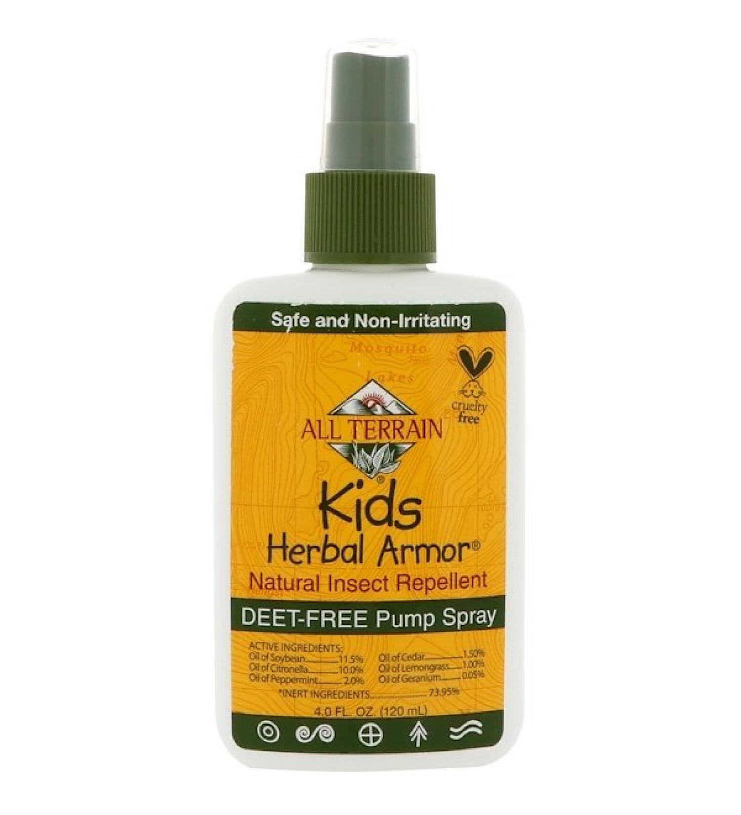 All Terrain Kids Herbal Armor Natural Insect Repellent 4 fl oz (120 ml)