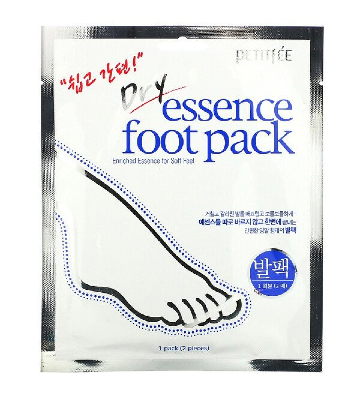 Petitfee Dry Essence Foot Pack  1 Pair