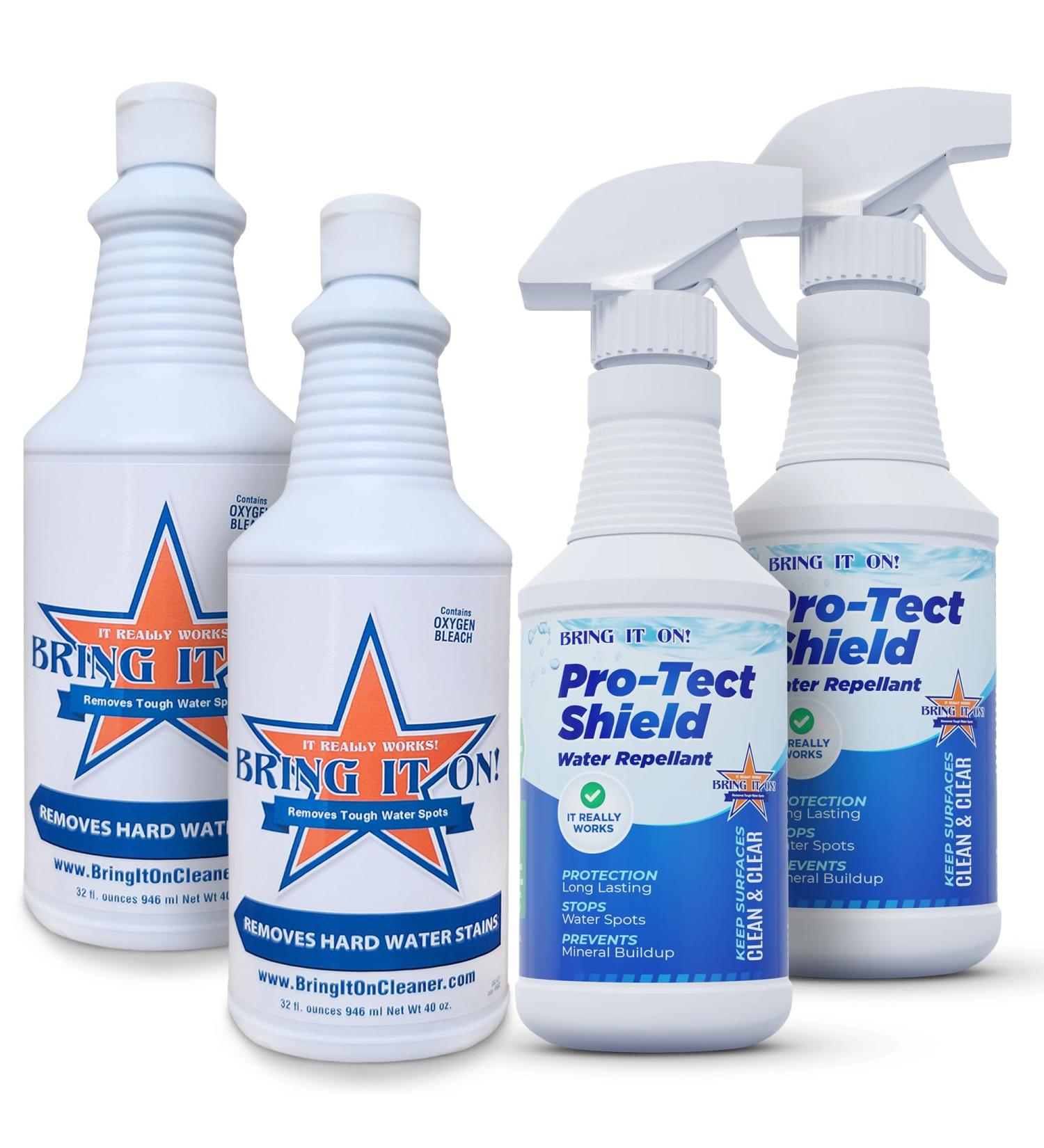 Bring It On Cleaner Set - 32oz Cleaner & 16oz Protect Shield Sealant | Complete 2-Piece Set for Ultimate Cleaning & Protection - Buy Online on GoSupps.com