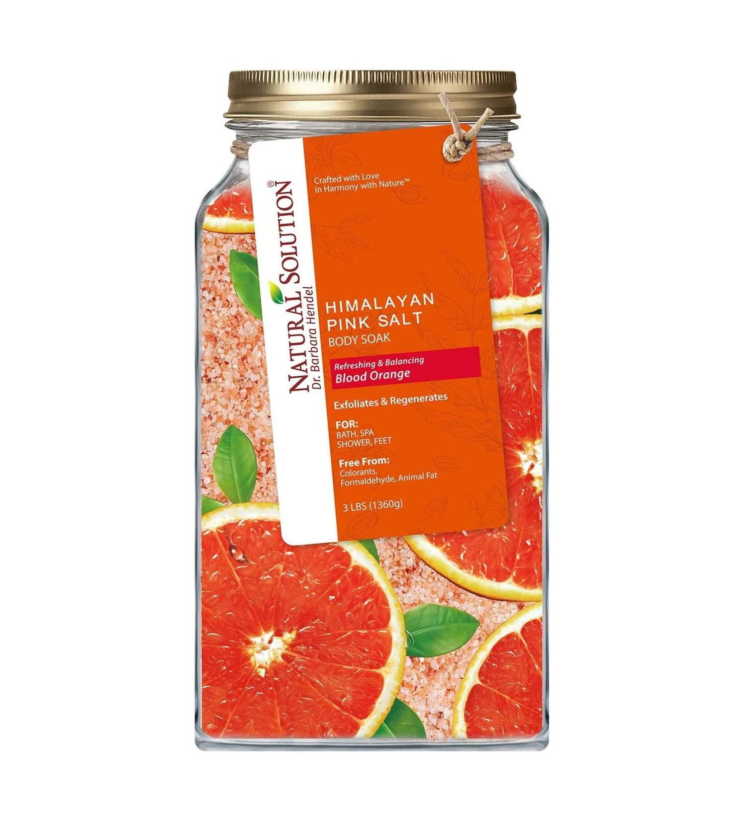 Organic Blood Orange Foot Soak Therapy - 3lbs Bath Salt for Joint & Muscle Relief - Buy Online on GoSupps.com