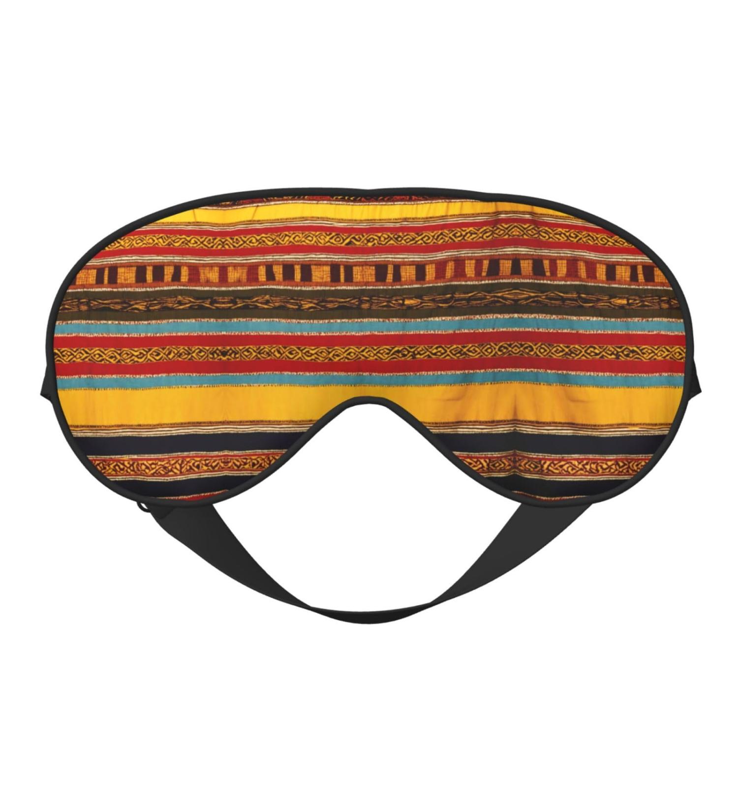 Native American Pattern Soft Sleep Eye Mask - Breathable Female Eye Patch for Travel & Relaxation - Buy Online on GoSupps.com