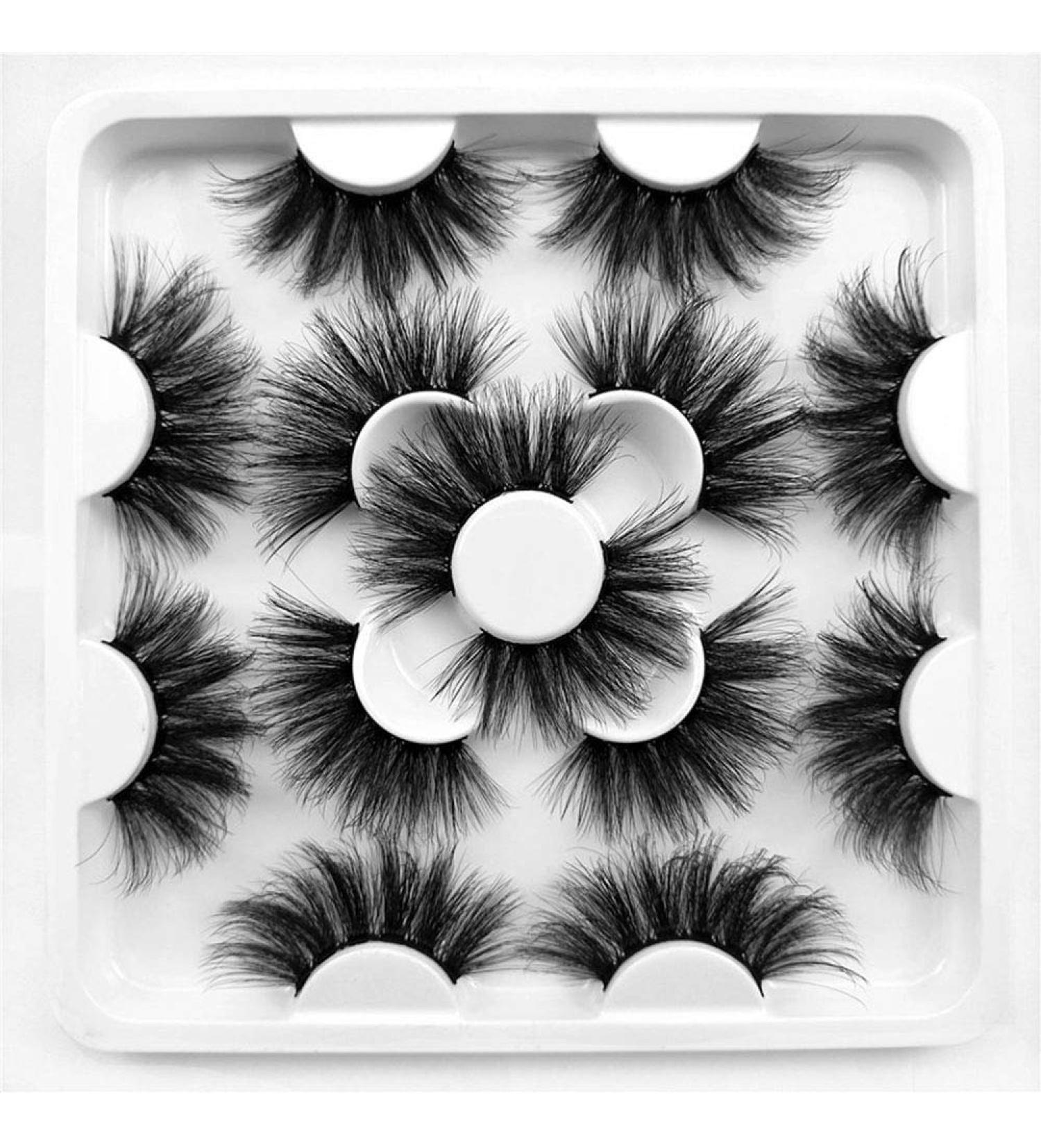 7 Pairs 3D Mink False Eyelashes - Handmade, Long, Dramatic Eye Makeup Tools - Buy Online on GoSupps.com