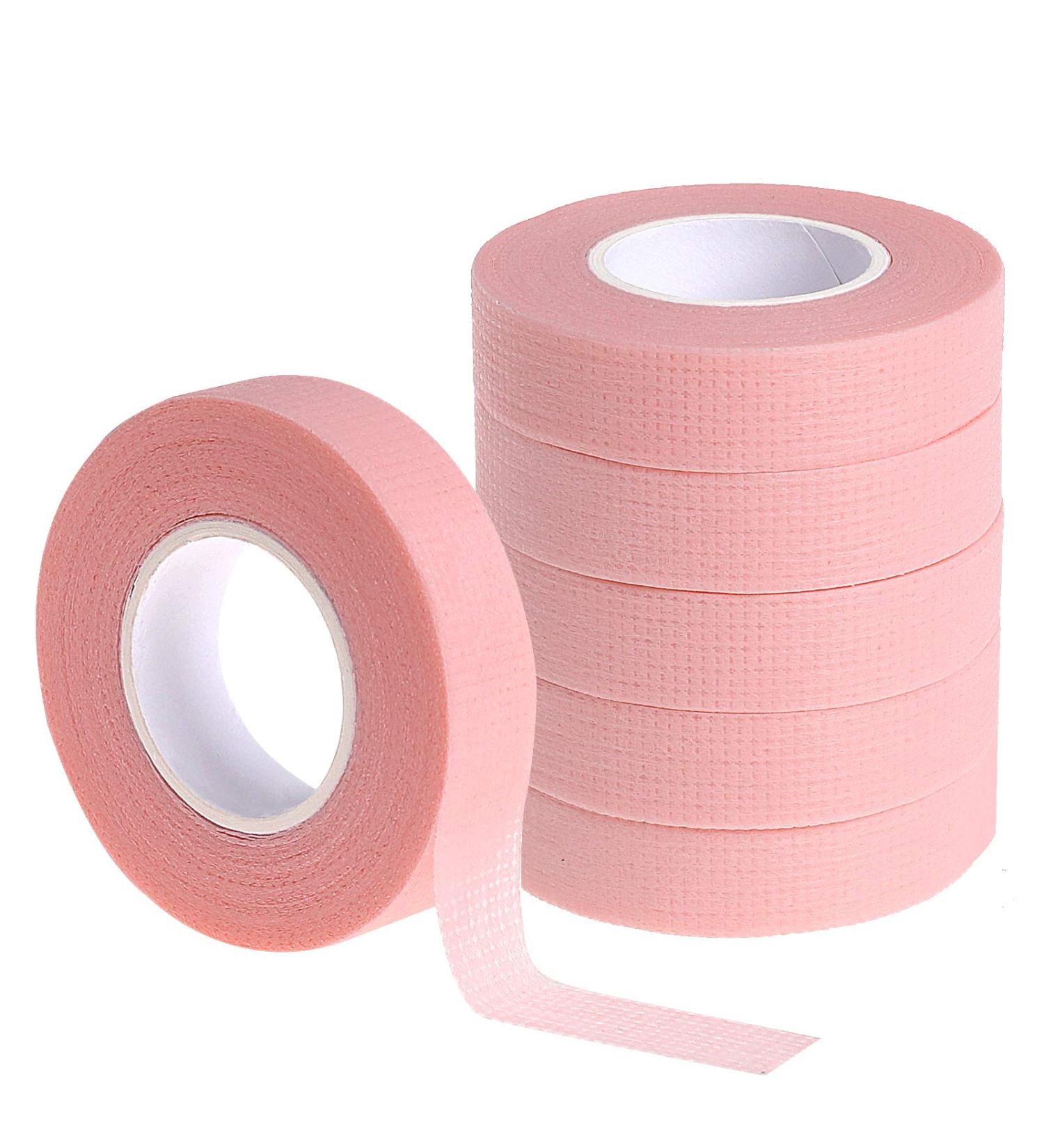 6 Roll Eyelash Tape - Medical PE Microporing Tape for Eyelash Extensions | Fabric Tape for False Eyelash Makeup Tool (0.5 inch x 10 yards) - International Shipping Available - Buy Online on GoSupps.com
