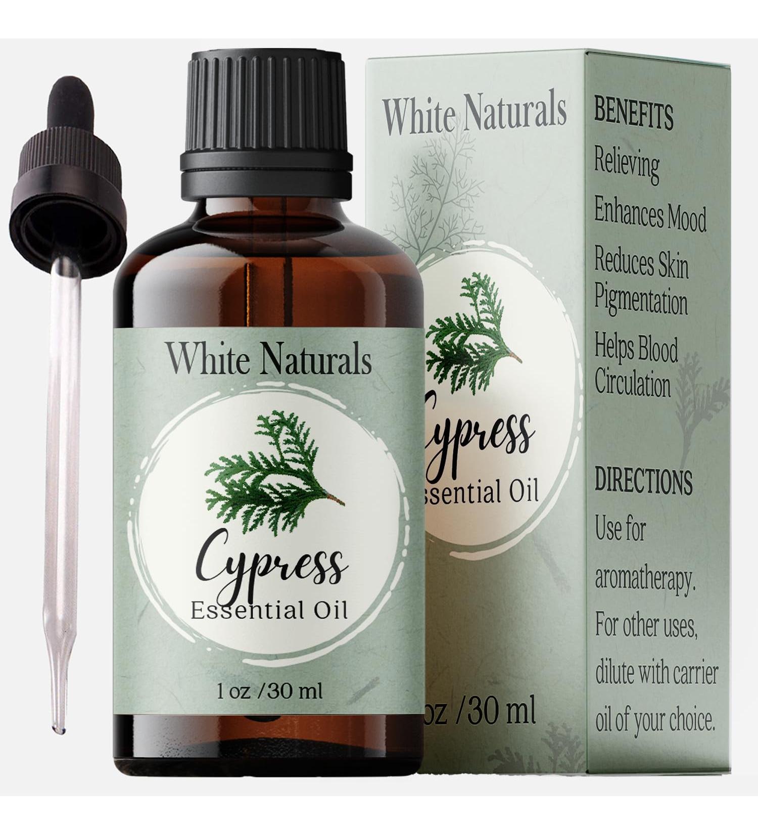 Cypress Essential Oil 100% Pure & Natural Therapeutic Grade Essential Oil for Aromatherapy Diffusers Undiluted for Healthy Skin & Hair Growth Ideal for Bedroom Living Room Office 1oz Cypress 1 Fl Oz (Pack of 1) - Buy Online on GoSupps.com