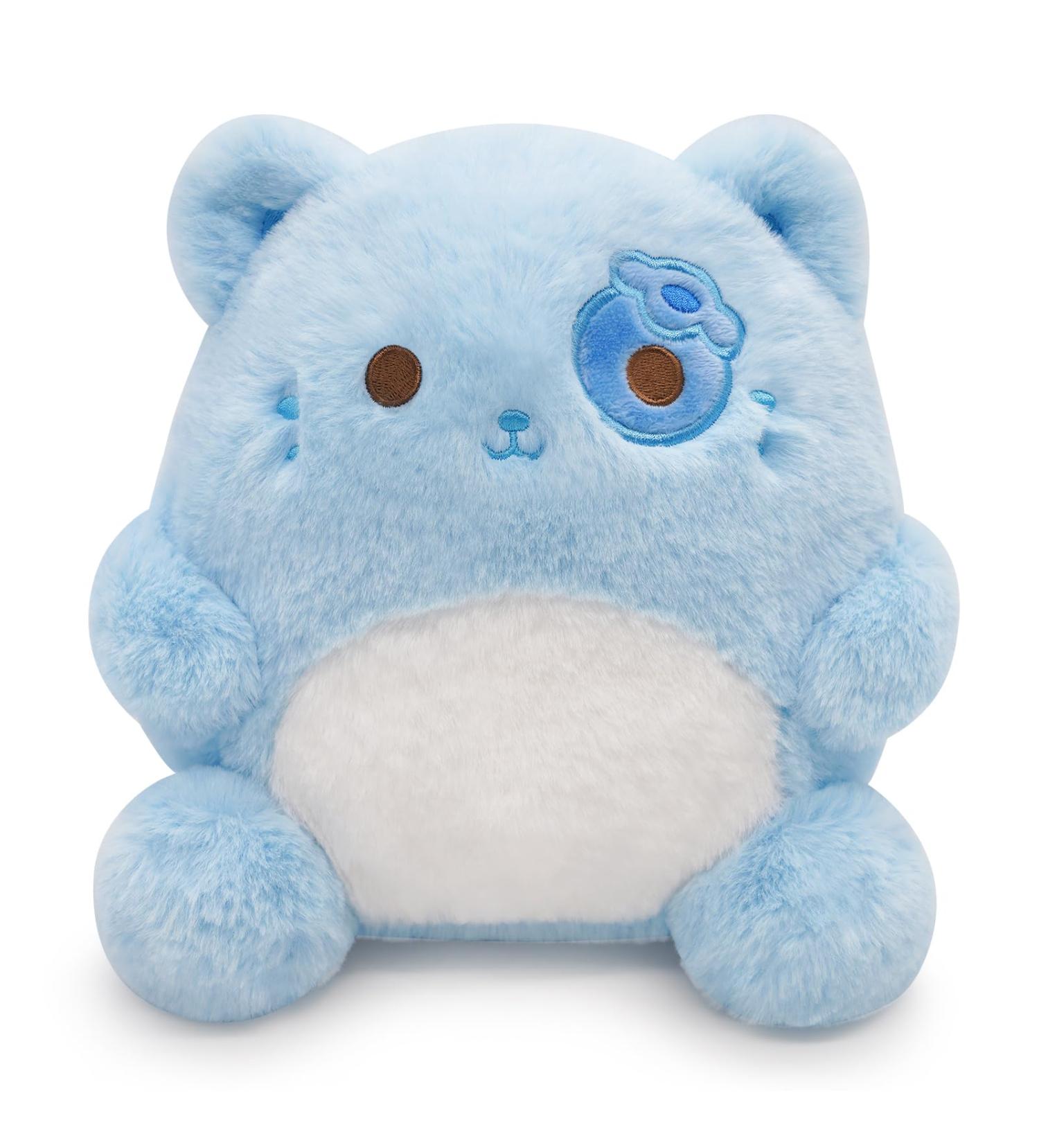Yamepuia Blueberry Cat Stuffed Animal - Cute Plush Toy Doll for Kids and Adults - Buy Online on GoSupps.com