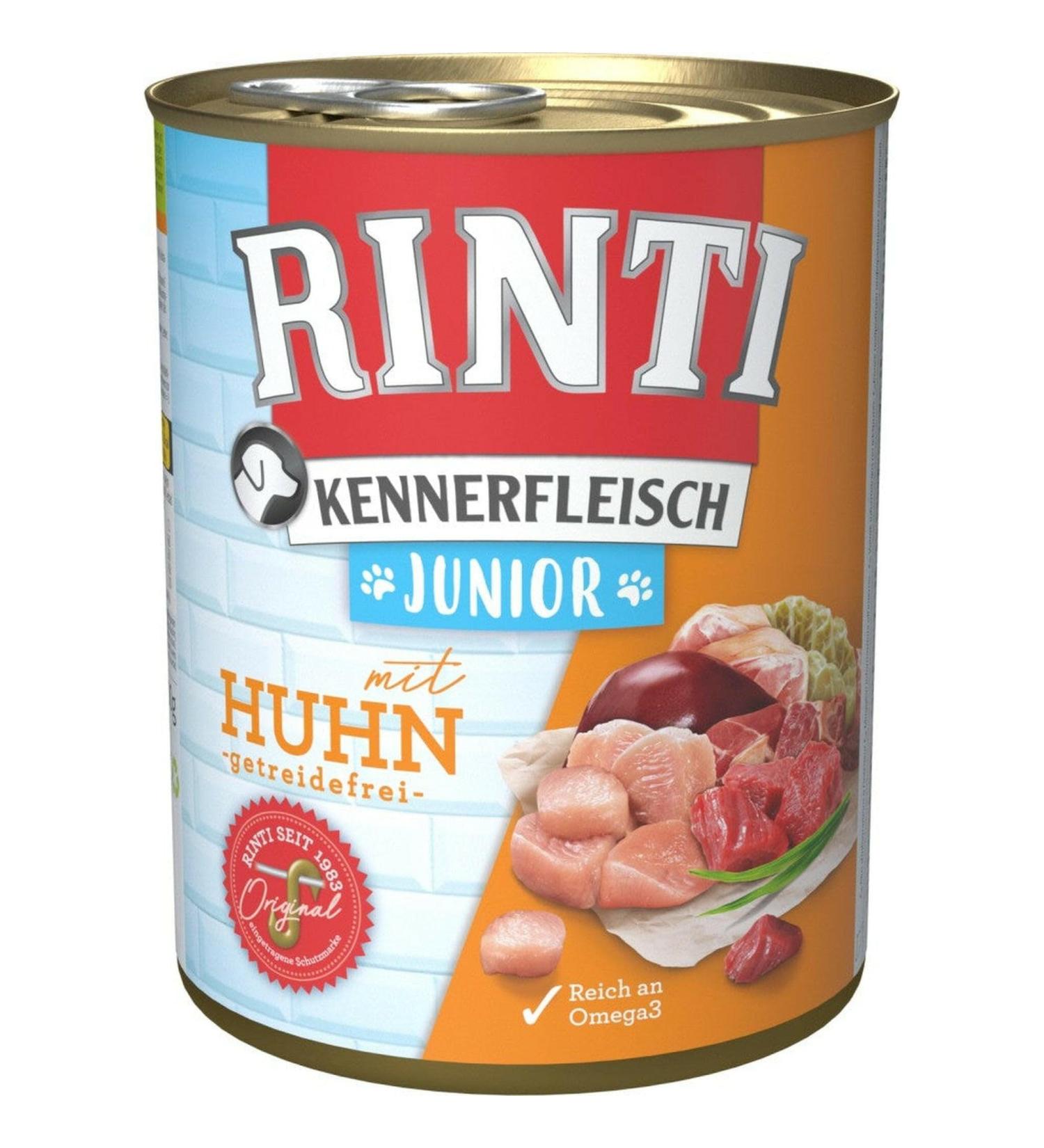 Rinti Kennerfleisch Junior + Chicken 800 g