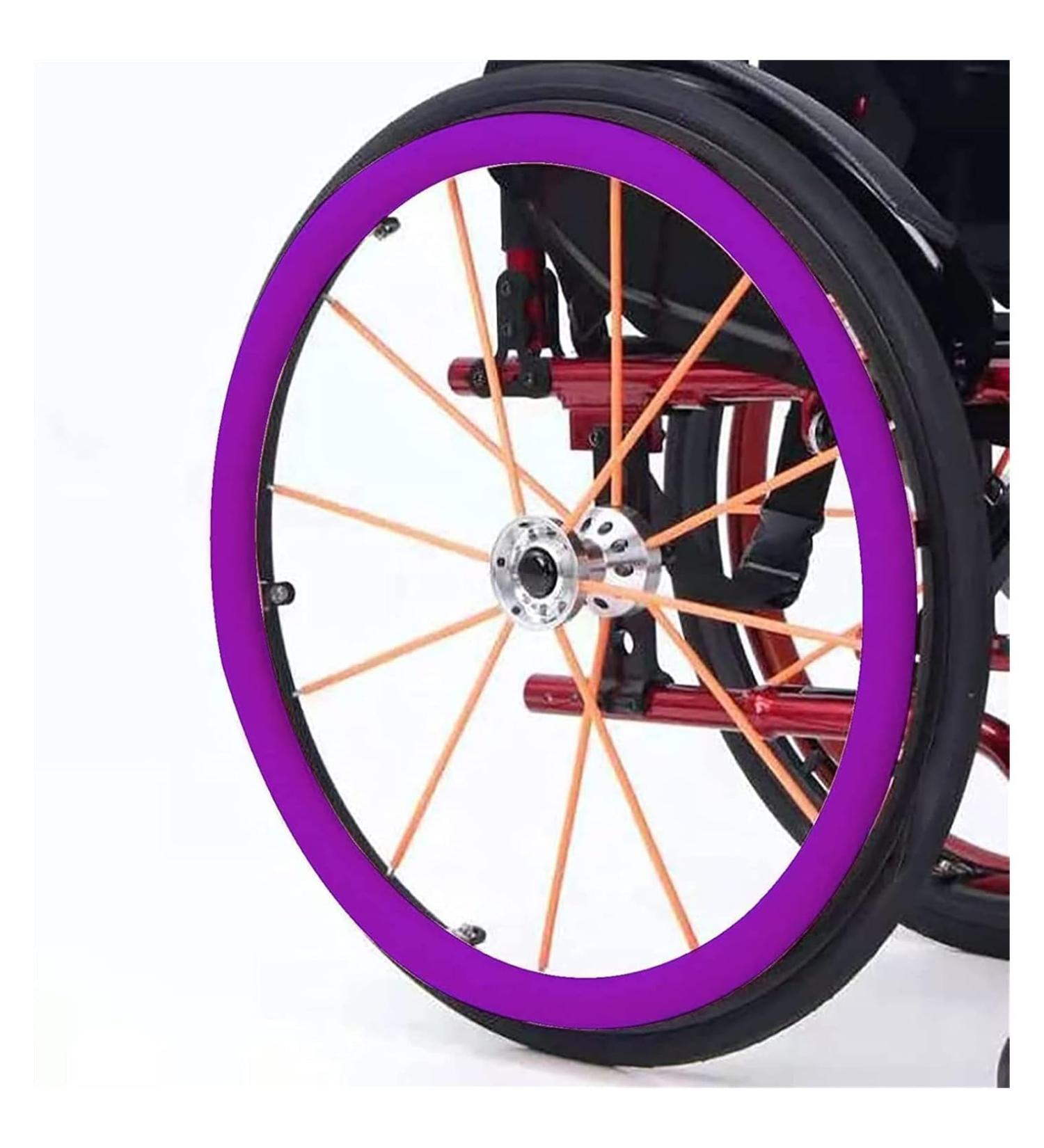 Wheelchair Push Rim Covers 2 Pairs Wheelchair Rear Wheel Push Snares 22/24In Non-Slip Wear-Resistant Wheel Sports Rubber Cover Wear Resistant Improve Grip Traction G 22 inch(F 22 inch) 22 inch F - Buy Online on GoSupps.com