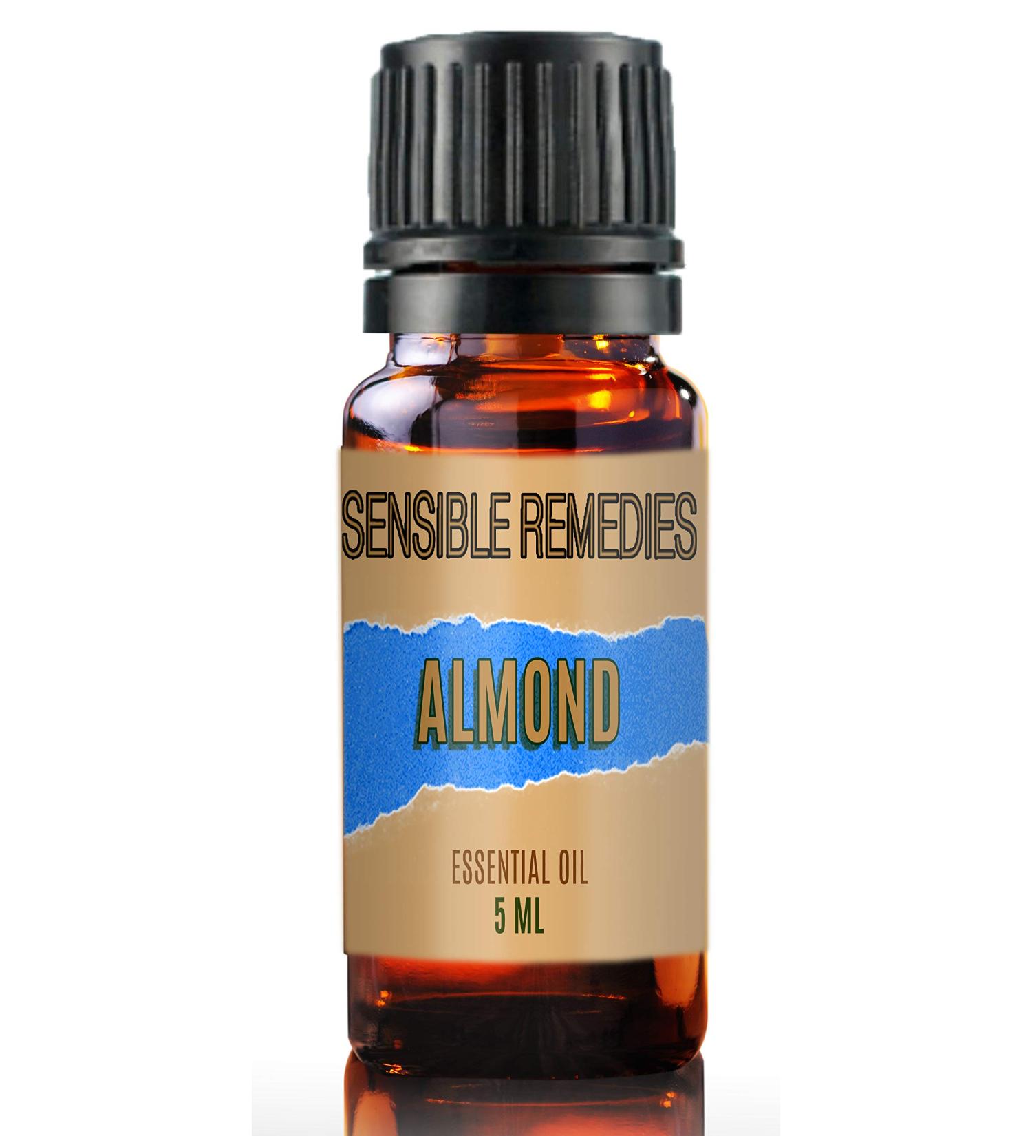 Sensible Remedies Almond Oil 100% Pure and Natural Distilled 5 mL (0.167 fl oz) - Buy Online on GoSupps.com