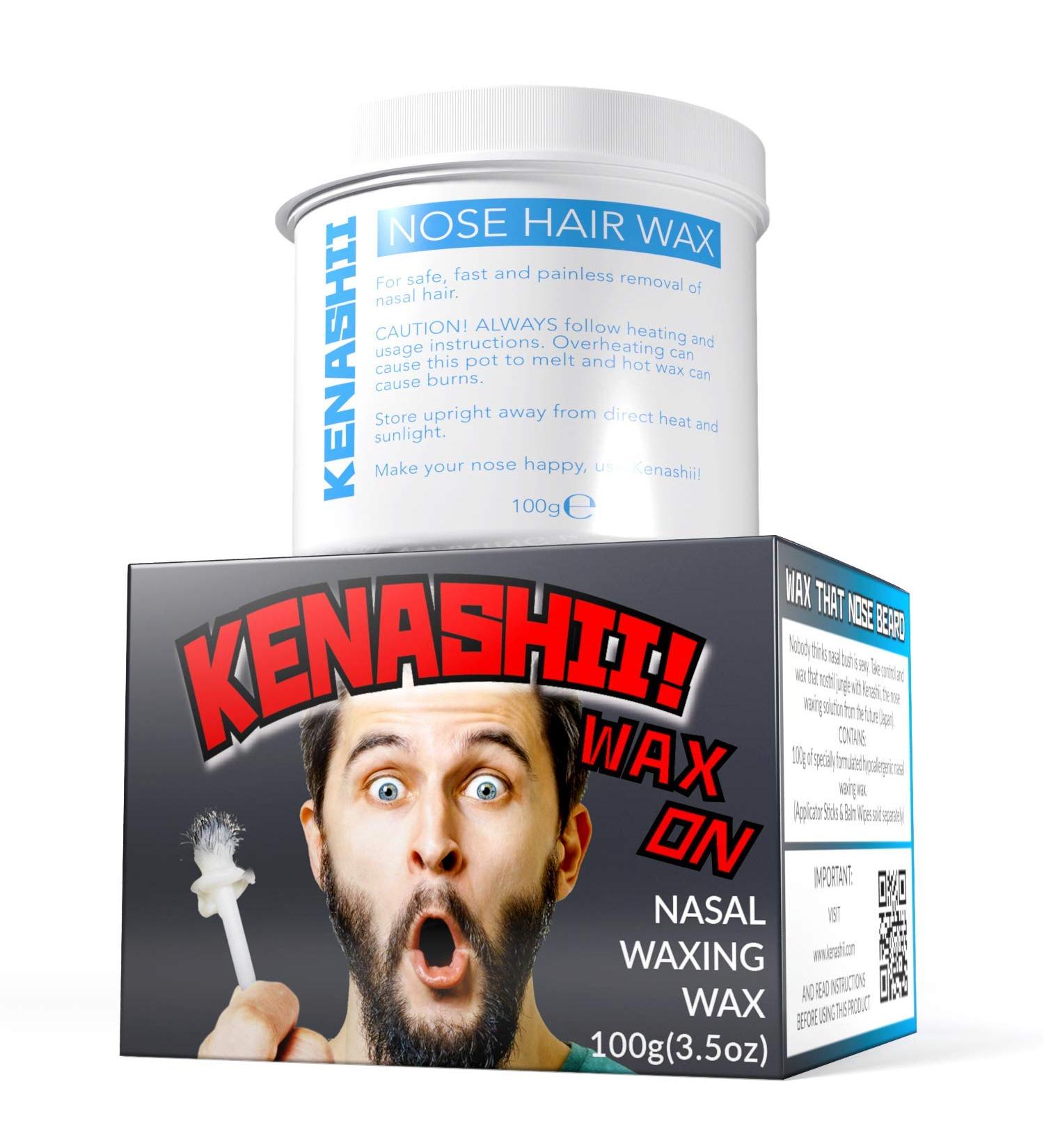 Kenashii Nose Wax 100g - Hypoallergenic Wax for Gentle Nasal Hair Removal - Buy Online on GoSupps.com