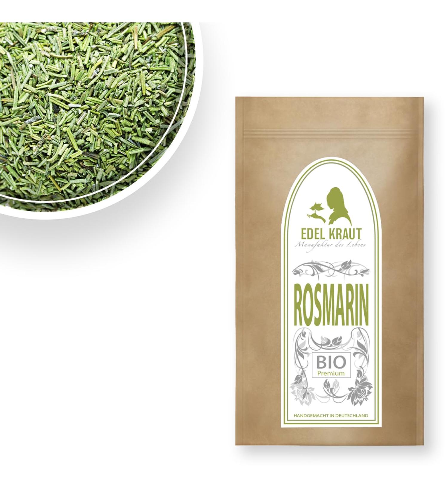 Organic Rosemary 250g - 100% Natural Dried Rosemary for Tea Salads & Cooking | Noble Herb - Premium Bio Spice without Additives - Buy Online on GoSupps.com