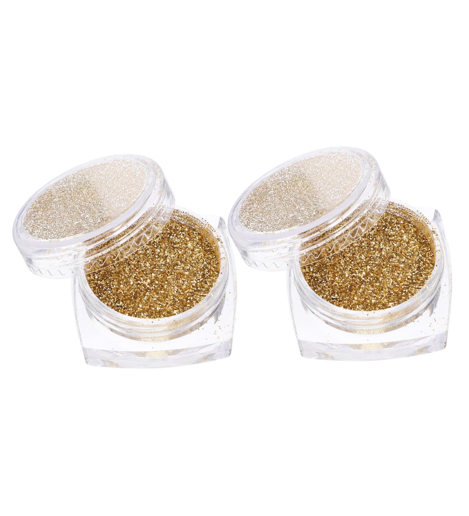 Ipetboom Loose Eyeshadow Glitter - 2pcs Platinum Loose Pigment Eyeshadow Set for Eye & Face Highlighter - International Shipping Available - Buy Online on GoSupps.com