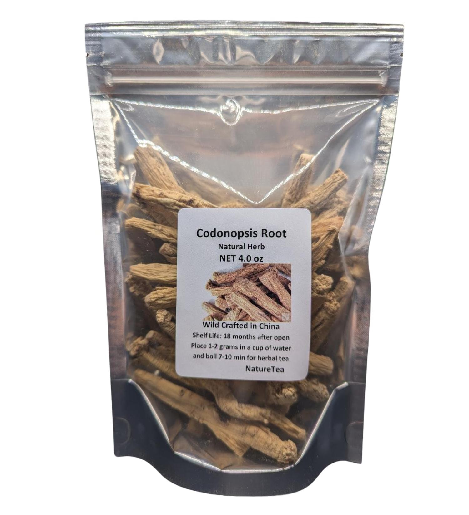 Codonopsis Root - Dang Shen Dried Radix Codonopsis 100% from Nature (2 oz) 2 Ounce (Pack of 1)