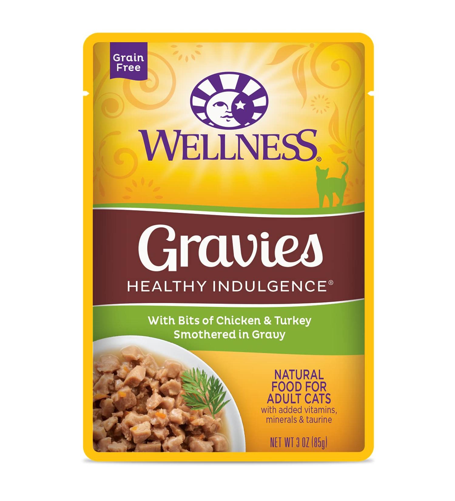 Wellness Healthy Indulgence Chicken & Turkey Gravy - 3 oz Pack of 24 - Buy Online on GoSupps.com
