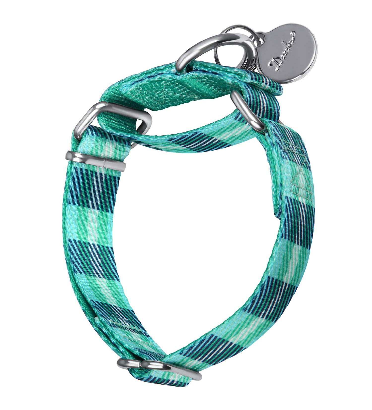 Then martingal collars for dogs adjustable-heavy duty-soft-glatted light they go for large/small dogs (middle 2.5cm wide body plaid) middle 2.5cm wide body plaid