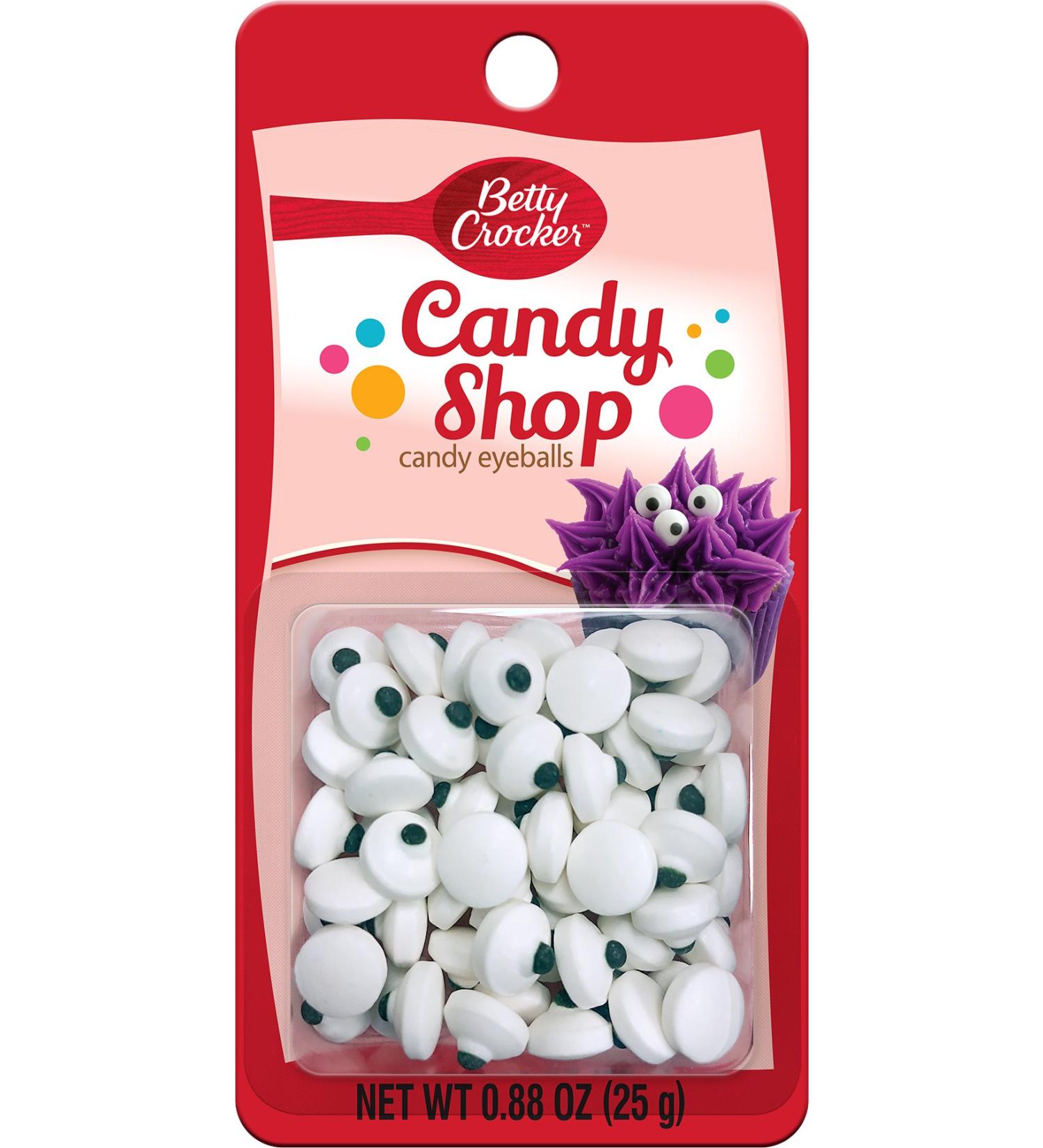 Betty Crocker Candy Shop Eyeballs 0.88 oz - Spooky Halloween Treat for Trick-or-Treaters - Buy Online on GoSupps.com