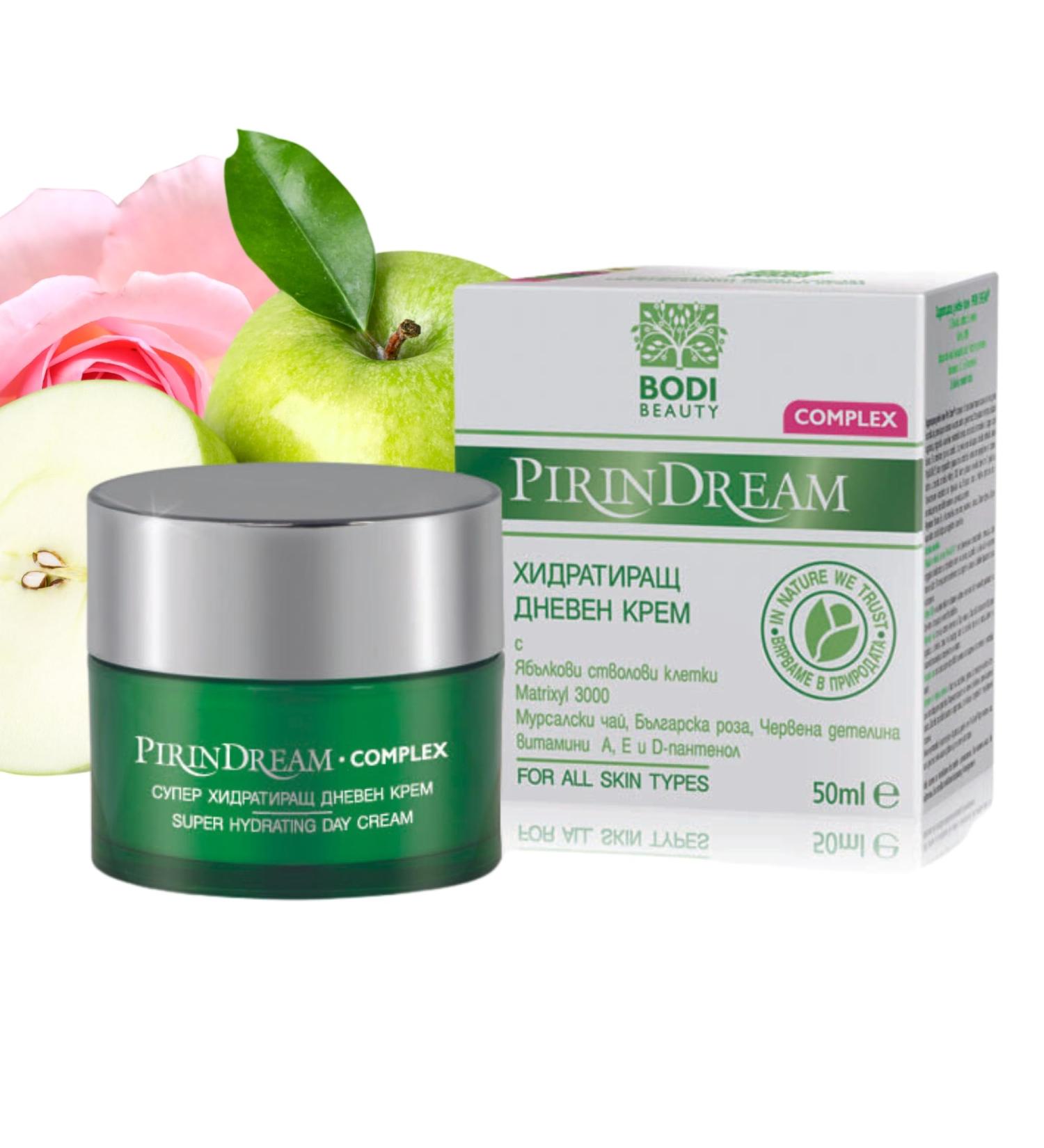 BODI BEAUTY LTD Pirin Dream Complex day cream with matrixyl 3000 Mursal tea Bulgarian rose water and red clover face cream for women face care without parabens skin care 50 ml - Buy Online on GoSupps.com
