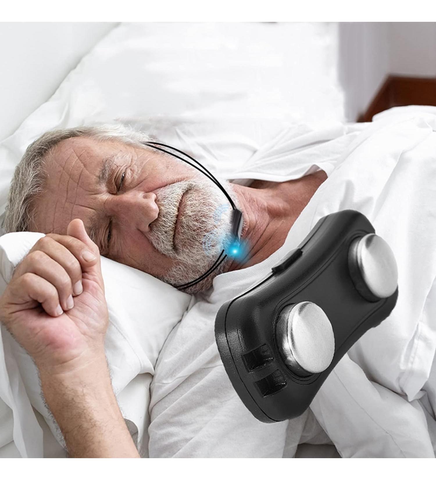 Smart Throat Anti Snoring Device - Electric Variable Speed Snore Stopper for Men & Women | Effective Snoring Solution - Buy Online on GoSupps.com