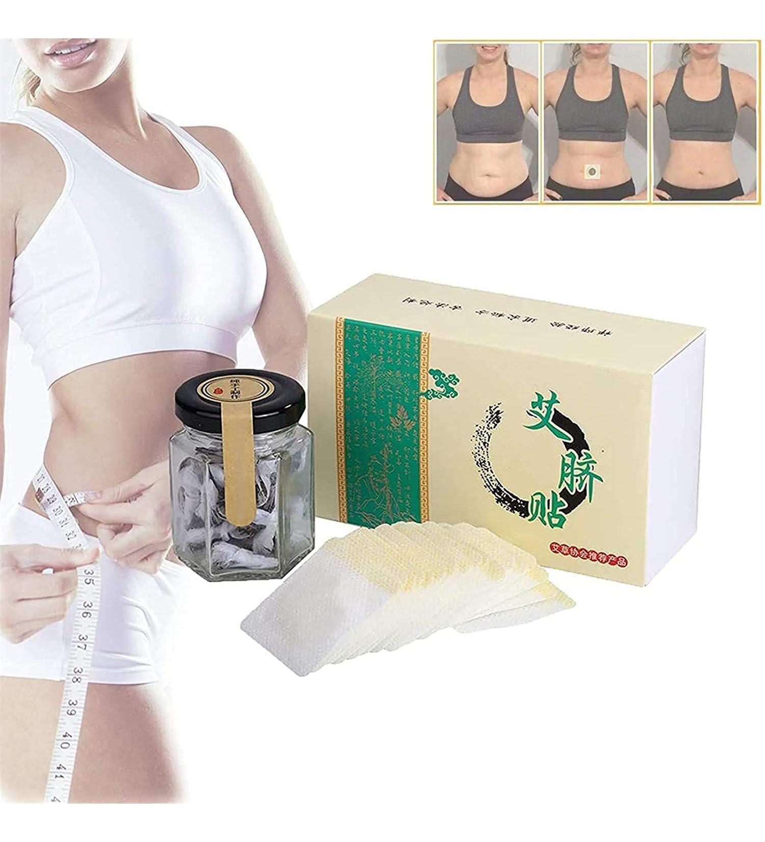Qclowni 3060 Pcs Mugwort Navel Sticker Herbal Slimming Belly Pellet Natural Herbal Chinese Medicine Abdominal Sticker for Women and Men 30 Pcs - Buy Online on GoSupps.com