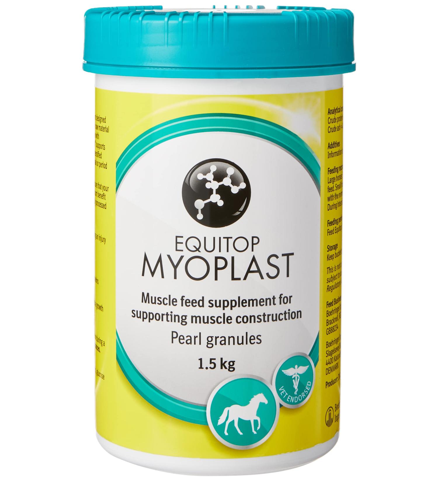Boehringer-Ingelheim Equitop Myoplast 1.5 kg - Premium Protein Supplement for Horses - Unisex BIH0005 - Buy Online on GoSupps.com