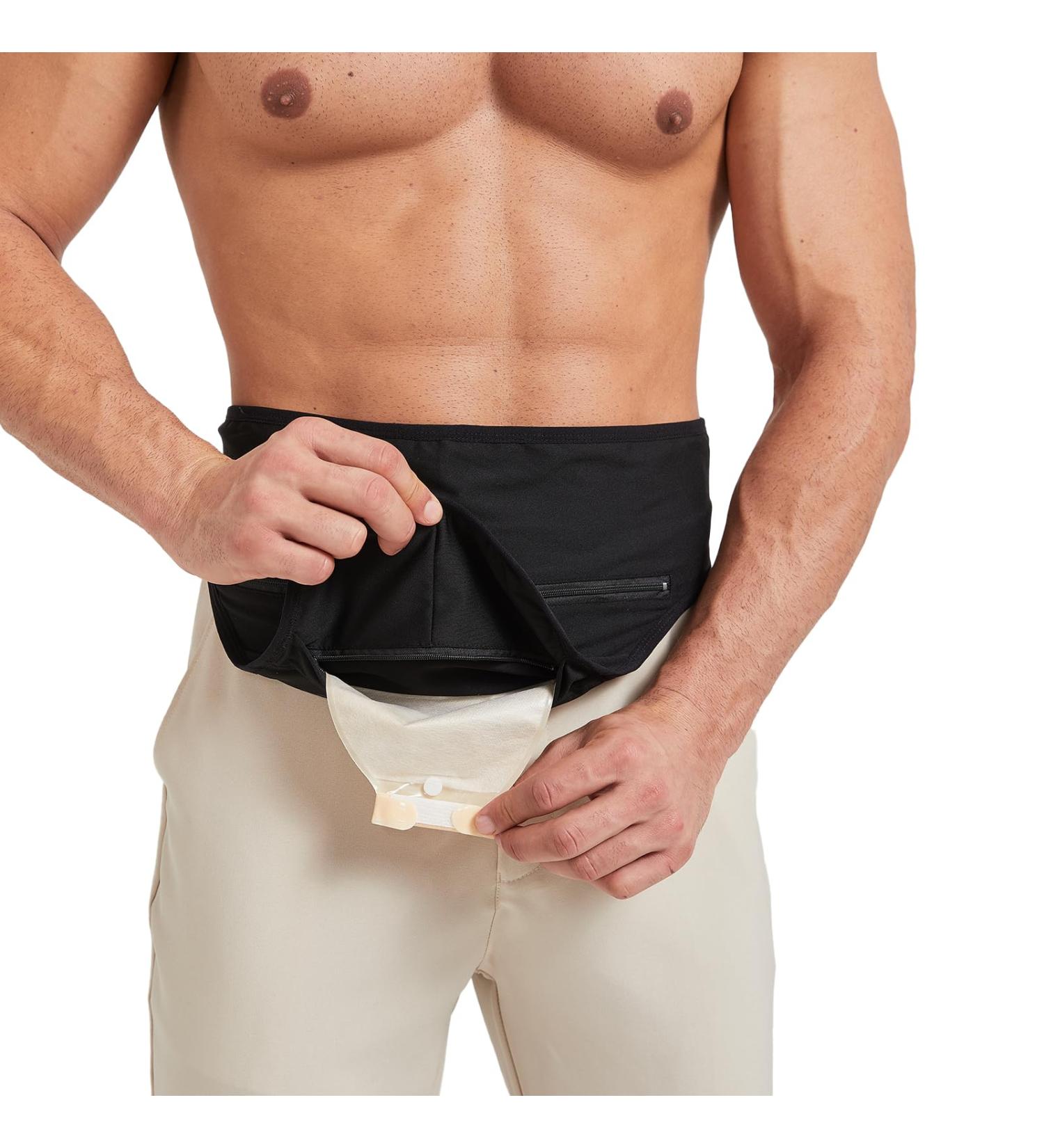 Ostomy Belt & Bag Cover | Stealth Colostomy Support for Men & Women | XL | Ideal for Swimming & Outdoor Activities - Buy Online on GoSupps.com