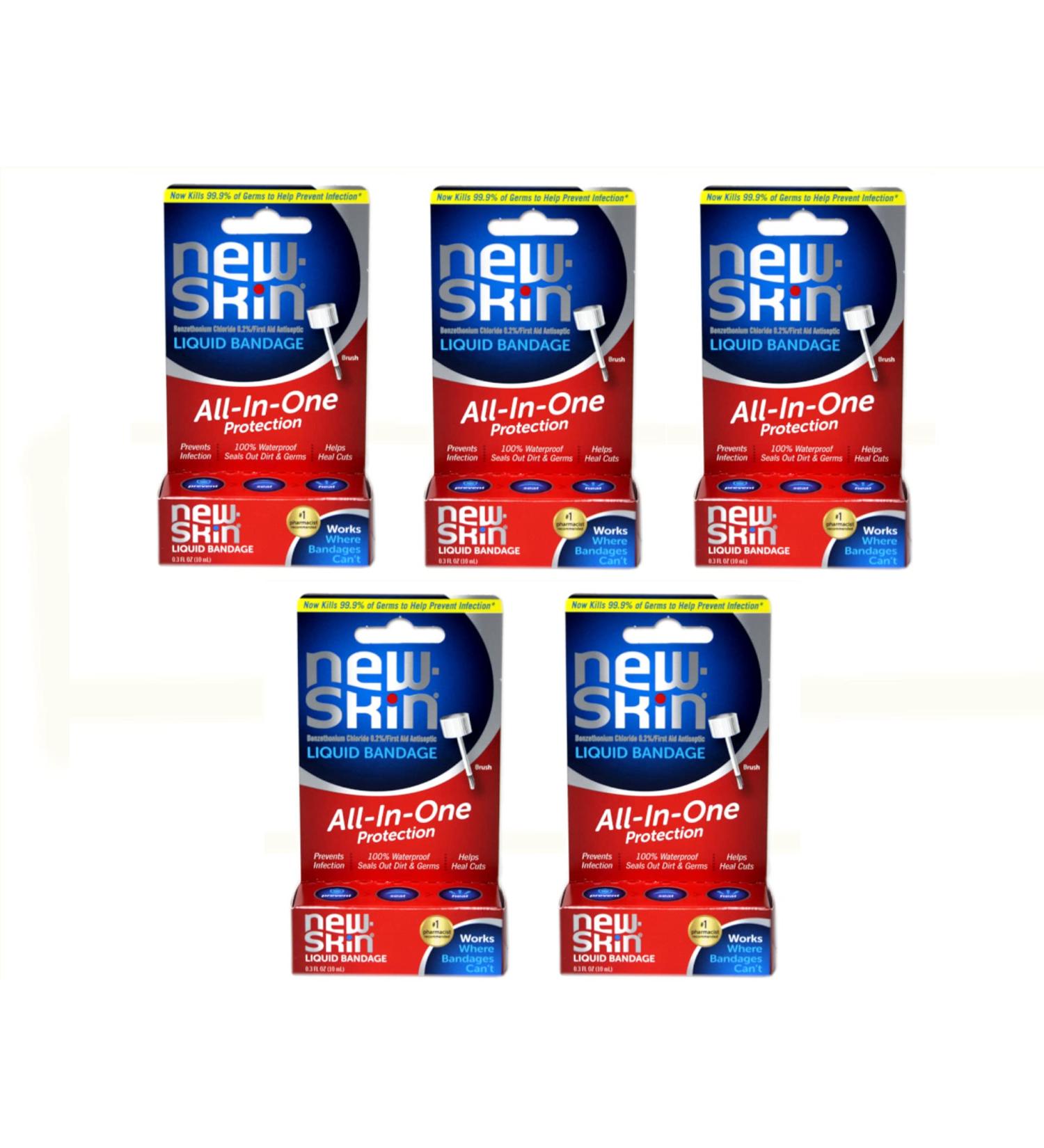 Buy Special Pack of 5 New Skin Liquid 0.3 Oz - International Shipping Available | Best Price & Quality - Buy Online on GoSupps.com
