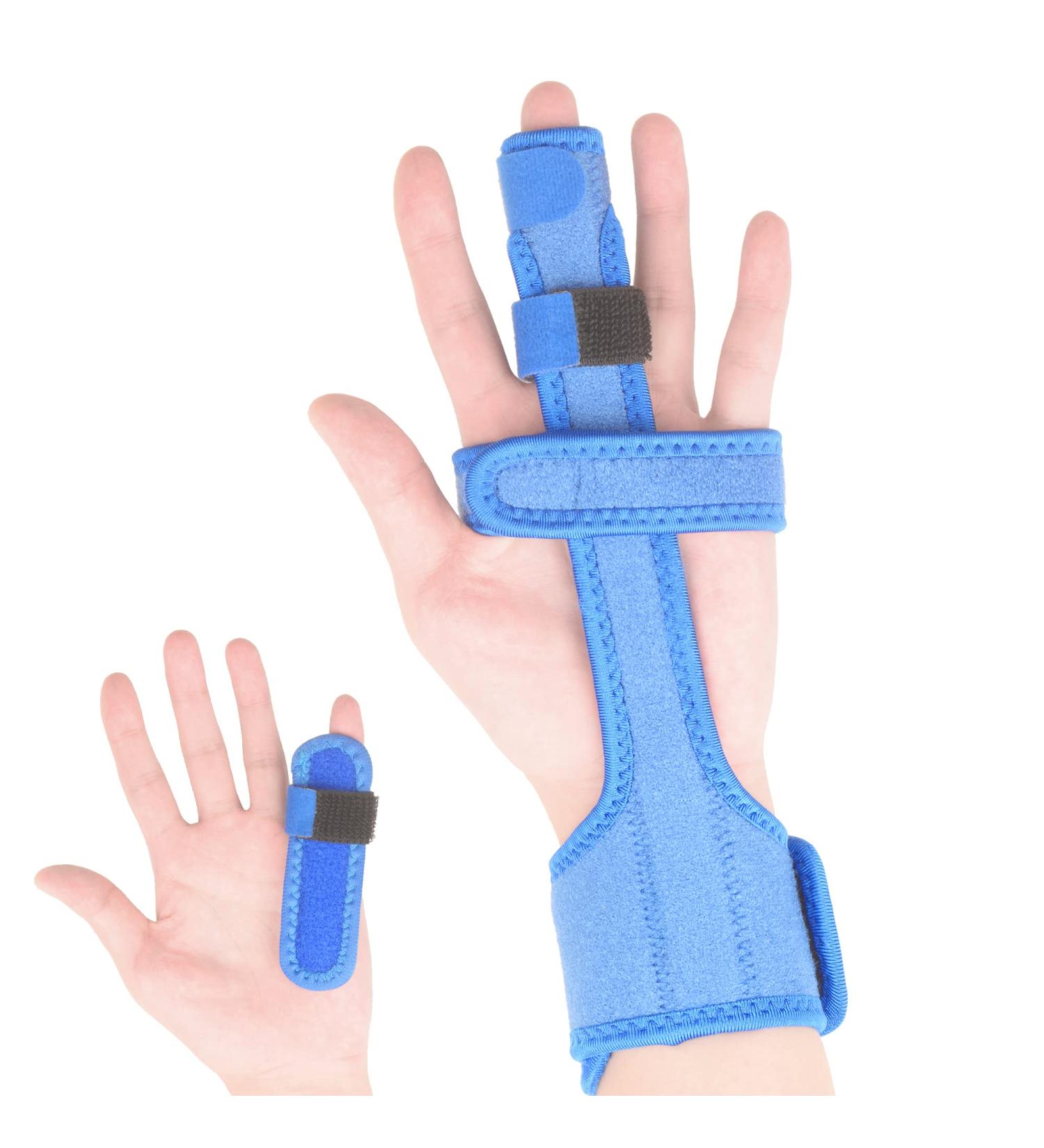 Medical Grade Aluminum Finger Splint - Trigger Finger Arthritis & Injury Support | Pain Relief Brace (11x9.8 inch - Buy Online on GoSupps.com