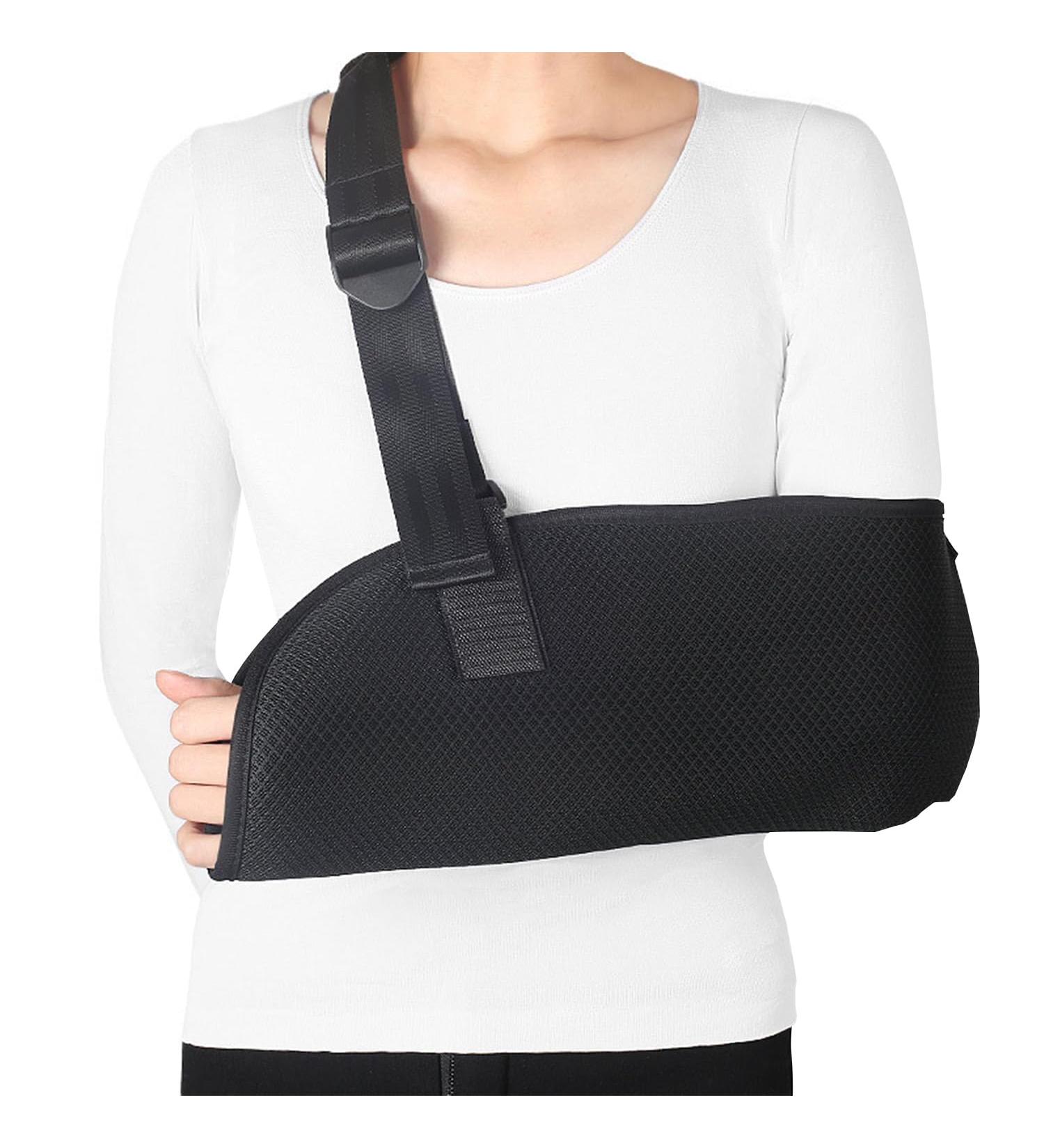 1 x Adjustable Mesh Arm Sling with Foam Padding Arm Support Shoulder Support Aid Suitable for - Buy Online on GoSupps.com
