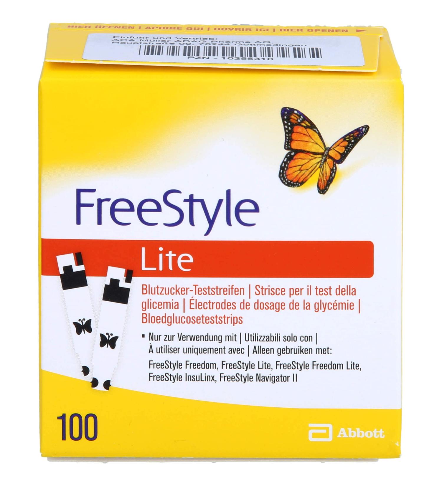 Buy Abbott Freestyle Lite Test Strips - No Coding 100 Pieces - Fast International Shipping - Buy Online on GoSupps.com