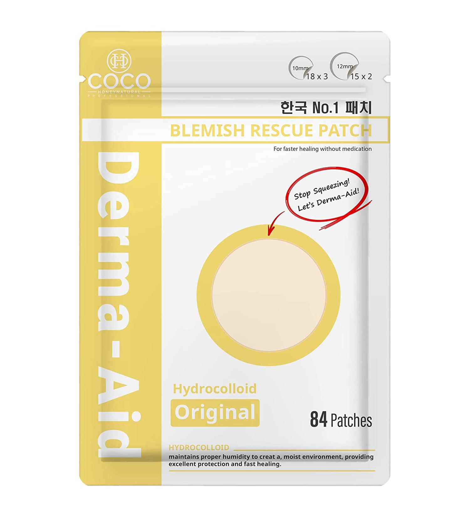 Buy Acne Patches for Pimples & Zits - Derma-Aid Blemish Repair Stickers for Face & Skin Care - Buy Online on GoSupps.com