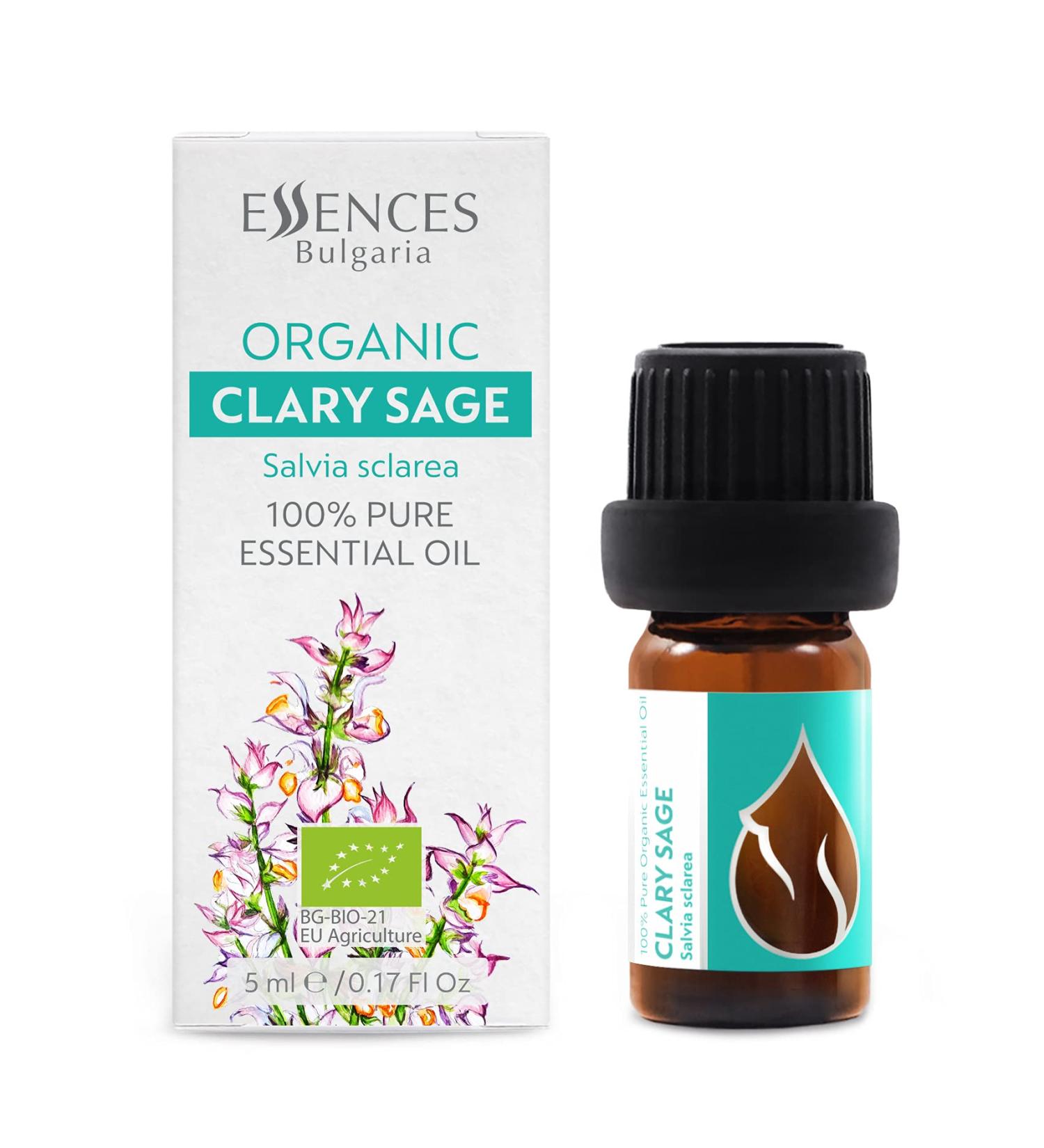 Buy 100% Natural Bio Muskatellersalbei Essential Oil 5ml | Salvia Sclarea | Vegan & Bio-Certified | Top Quality from Family Business | Undiluted & Non-GMO - Buy Online on GoSupps.com