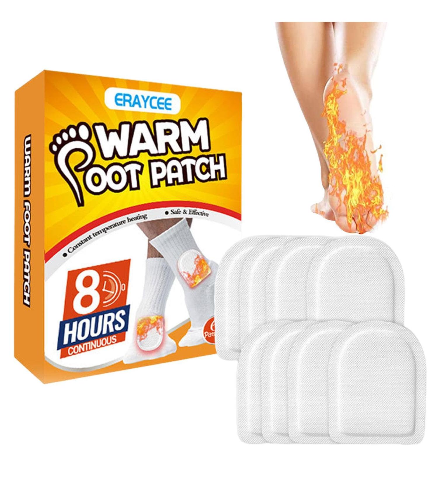 Zceplem Foot Heat Patch - Safe Adhesive 6-Part Heat Paving Ideal Foot Warmer for Outdoor Activities Skiing & Hiking  - Buy Online on GoSupps.com