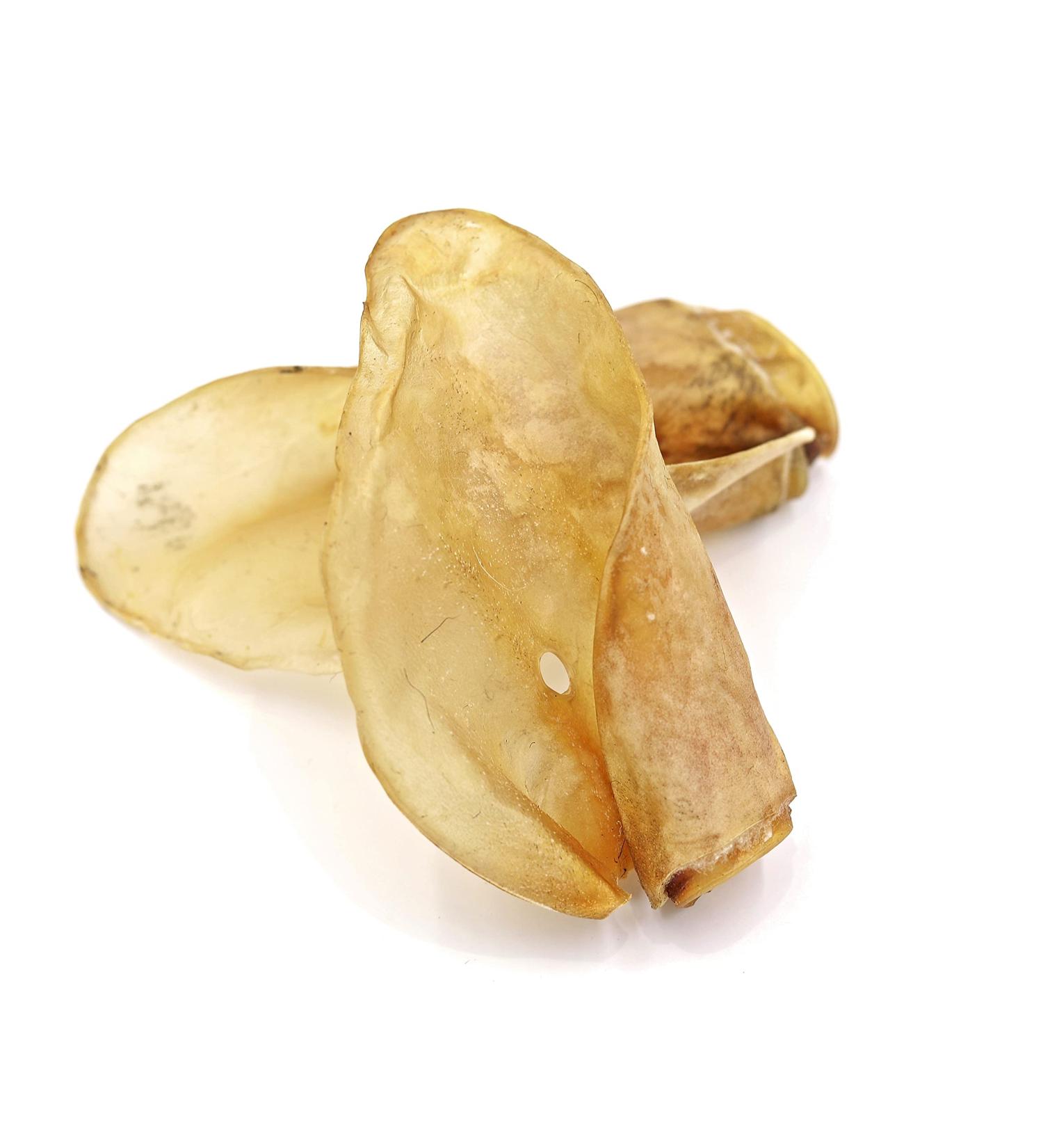 BREER's Dried Beef Ears for Dogs - 25 Natural Chews for All Breeds | Healthy Treats for Big & Small Dogs - Buy Online on GoSupps.com