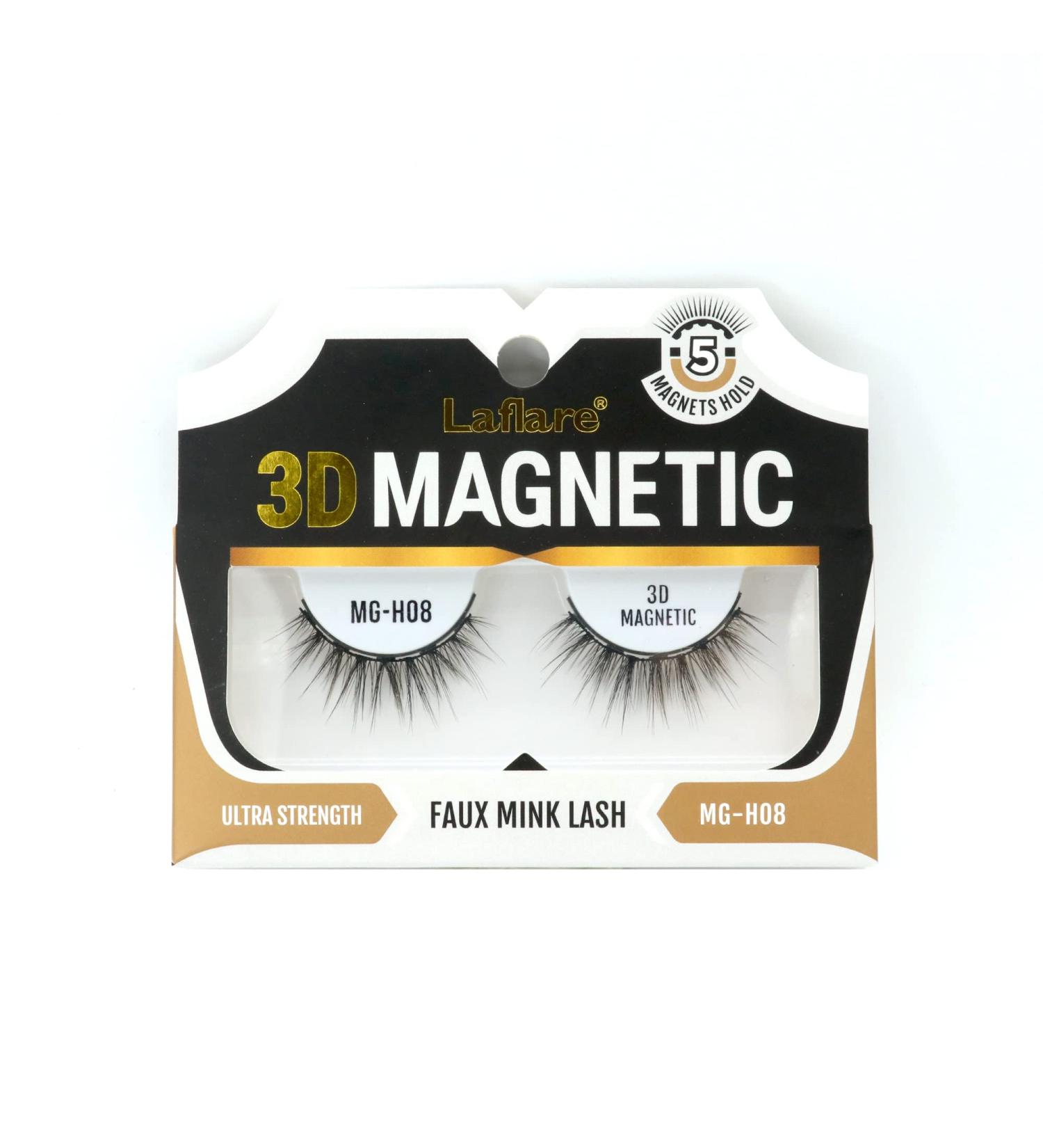Laflare 3D Magnetic Eyelashes - Natural Look Reusable False Lashes No Adhesive Required | Shop Internationally - Buy Online on GoSupps.com
