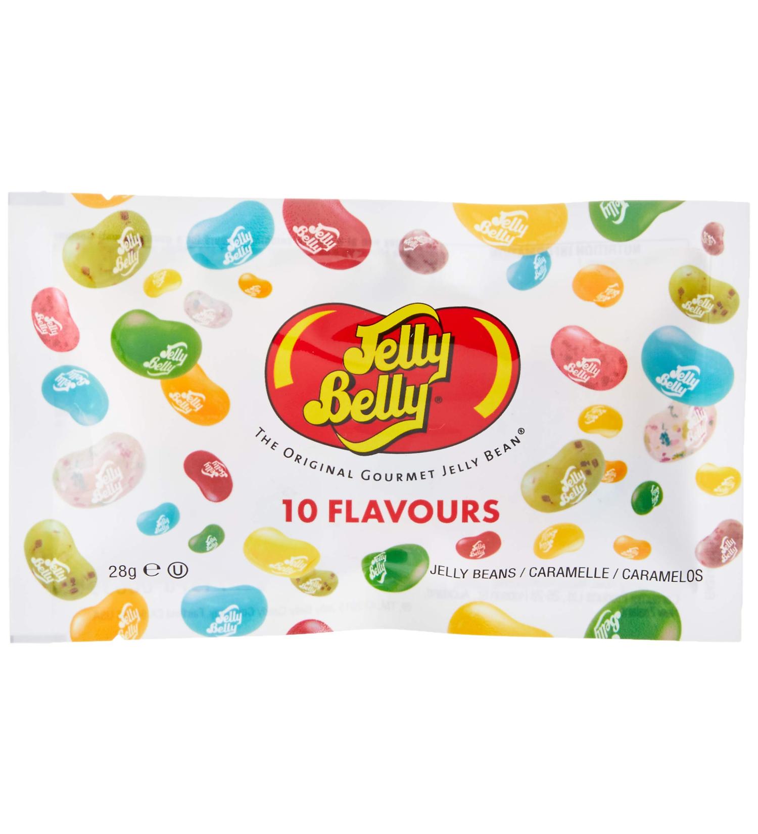 Jelly Belly 10 Flavours 28 g - Buy Online on GoSupps.com