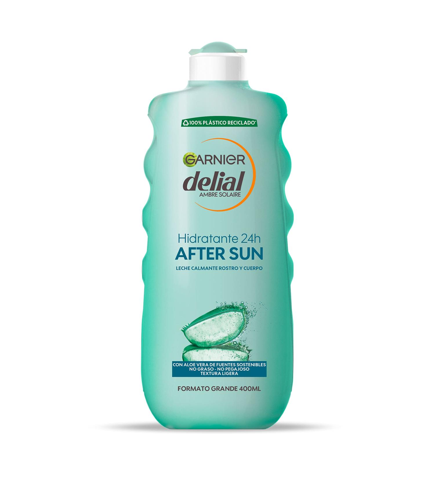 Garnier Delial After Sun Soothing Moisturising Milk with Aloe Vera - 400ml | Refresh & Hydrate Skin After Sun Exposure - Buy Internationally - Buy Online on GoSupps.com