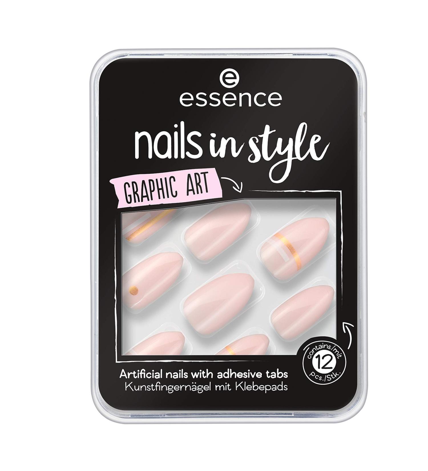 Essence Nails in Style 09 Graphic Art - Buy Internationally | Trendy Nail Art | Fast Shipping - Buy Online on GoSupps.com