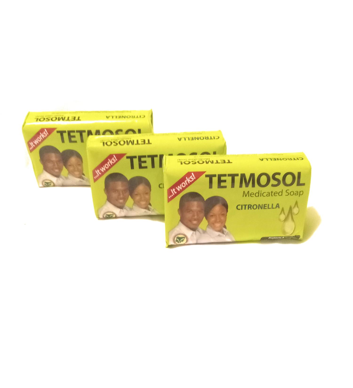 ZIZIS Tetmosol Medicated Soap BIG SIZE 120g (3 Pack) 120g x 3