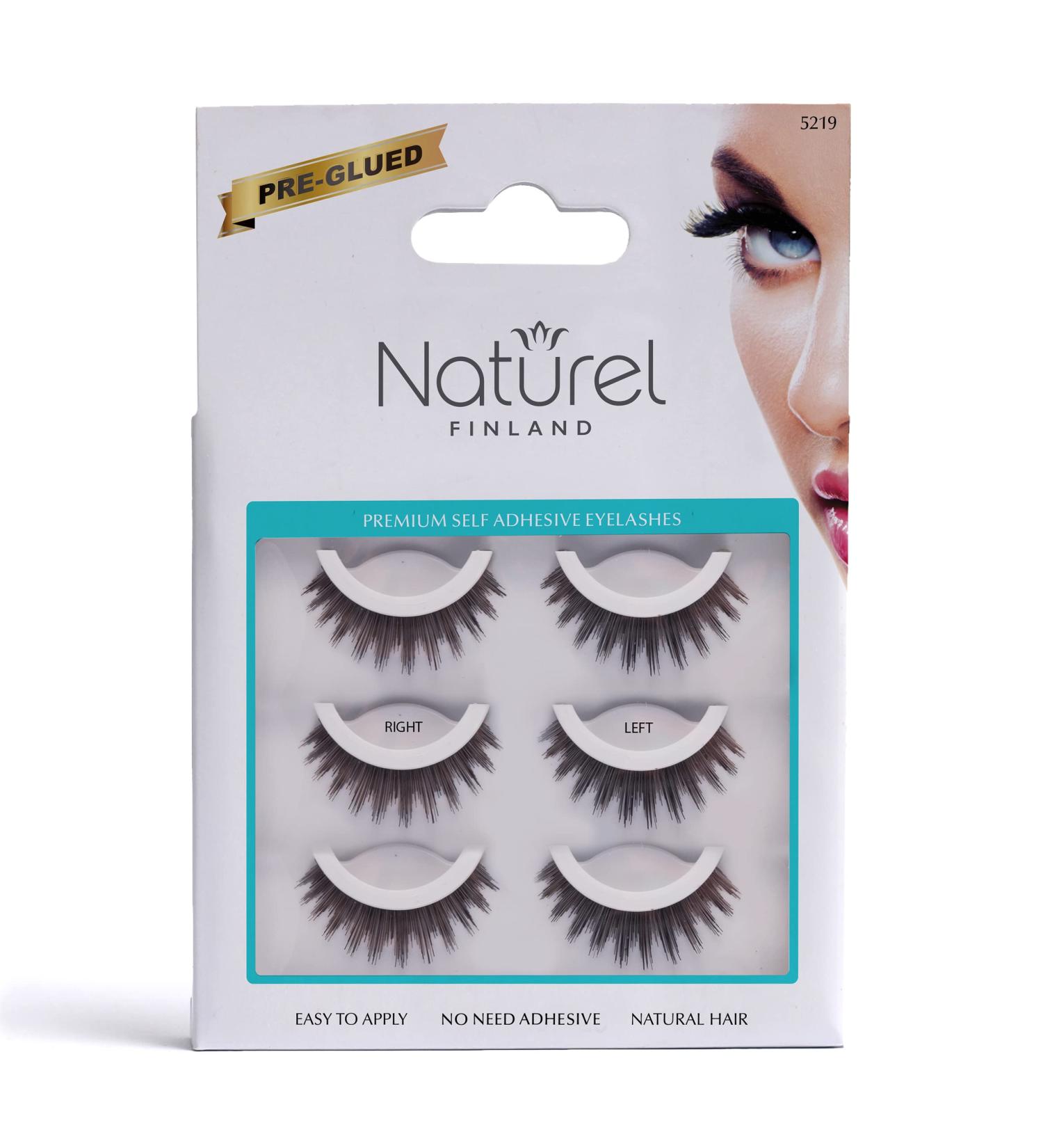 Natural Self-Adhesive False Eyelashes - Pre-Glued Falsies for a Beautiful Face - Buy Online on GoSupps.com