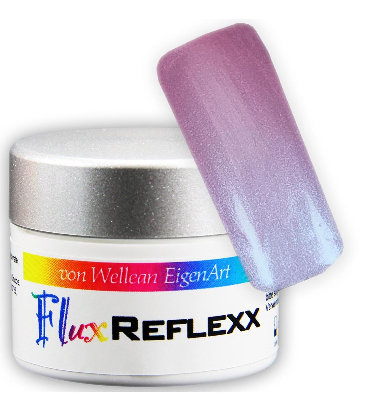 UV Gel Flux REFLEXX shimmer effect - pink/blue