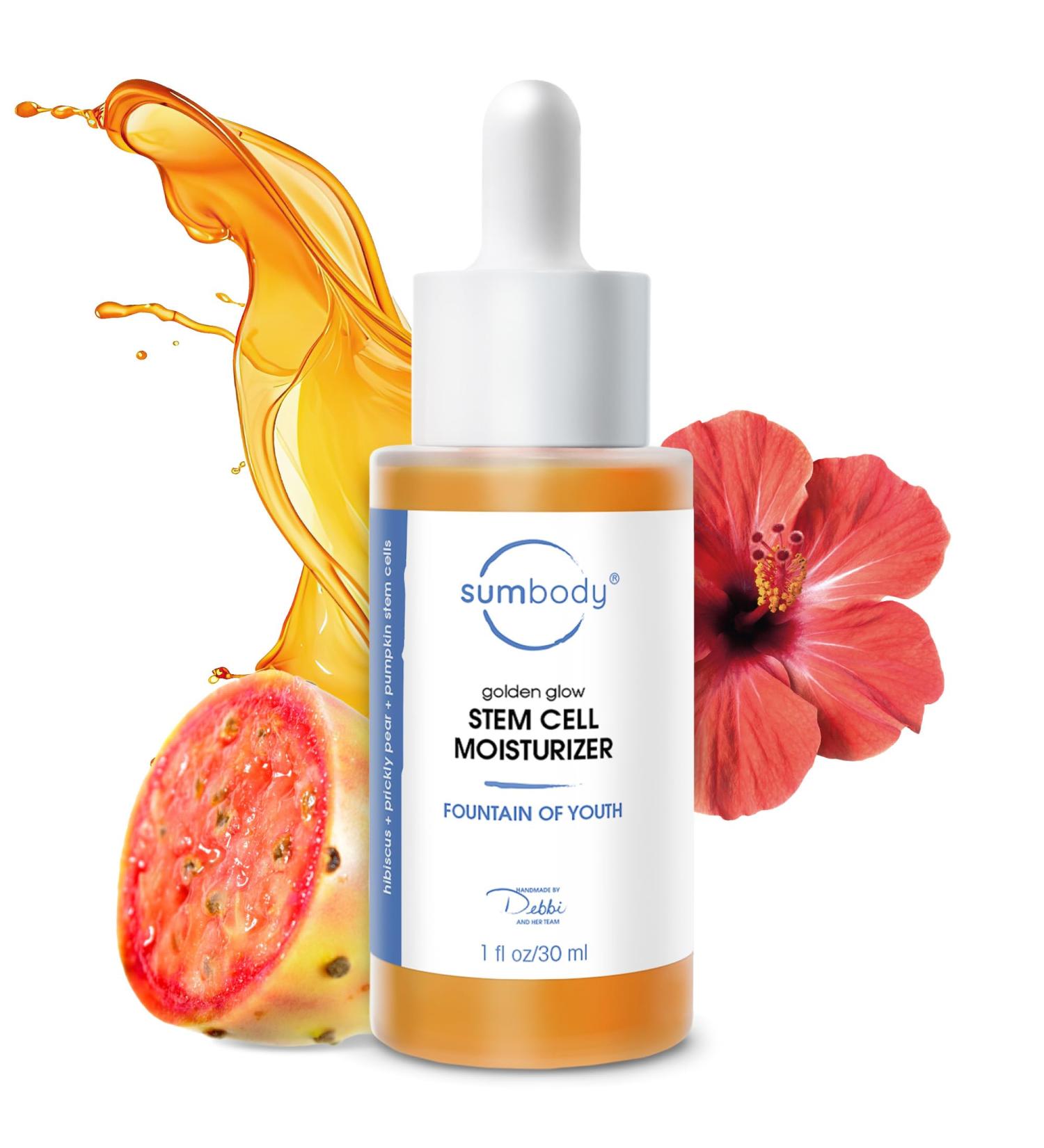 Golden Glow Face Moisturizer - 30ml Squalane Oil & Plant-Based Stem Cell hydrator | Anti-Aging Face Oil for Dry Skin | Hydrating Rare Oils & Minerals - Buy Online on GoSupps.com