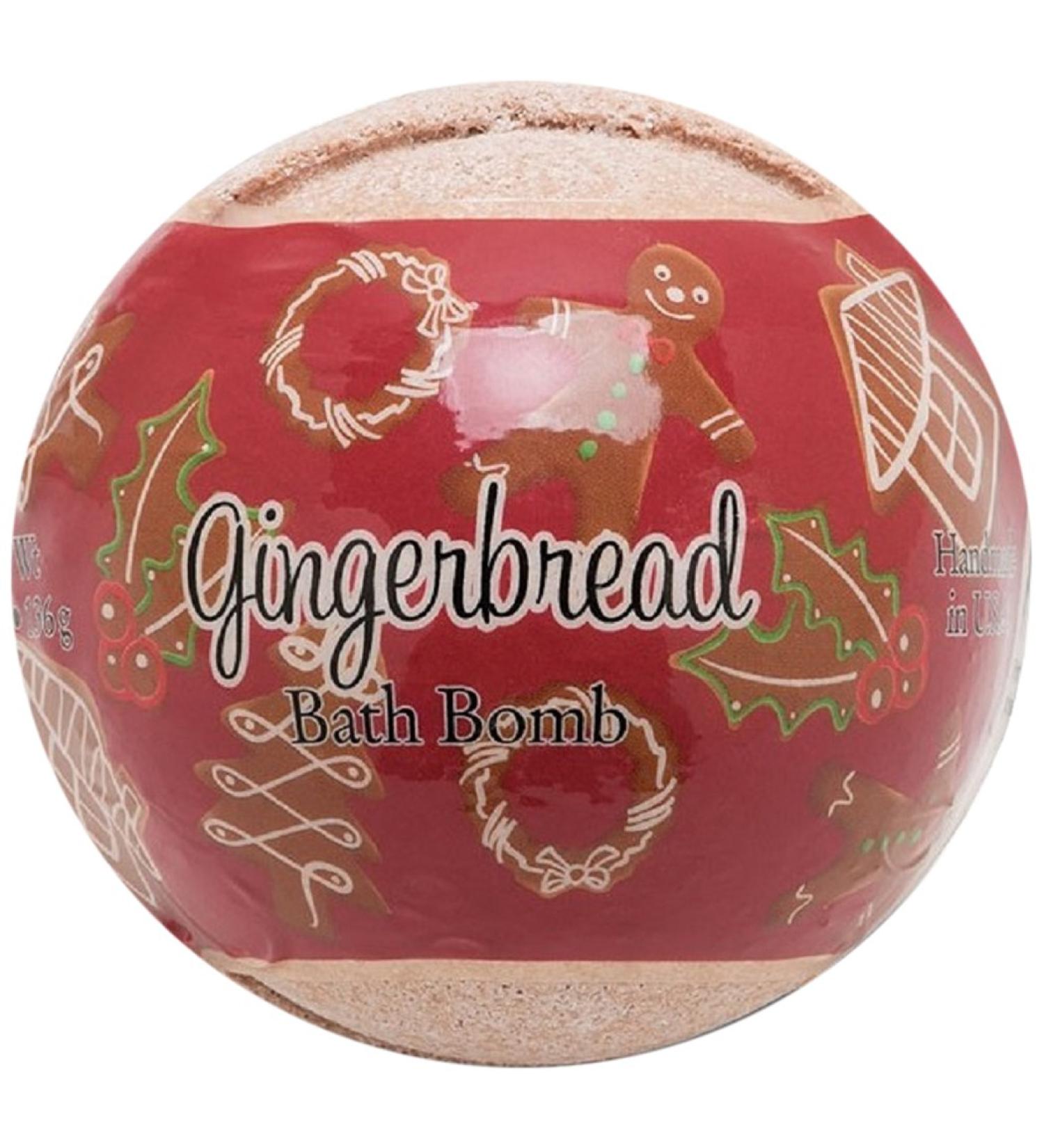 Primal Elements Gingerbread Bath Bomb  4.8 Ounce
