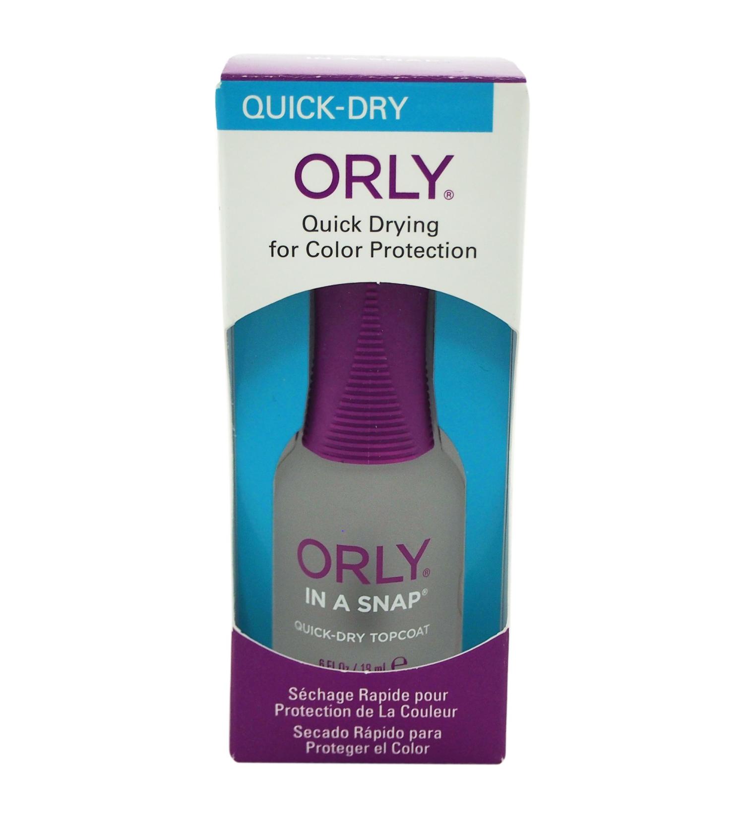 Orly In-A-Snap Nail Dryer 0.6oz - Fast Drying Formula - Buy Online on GoSupps.com