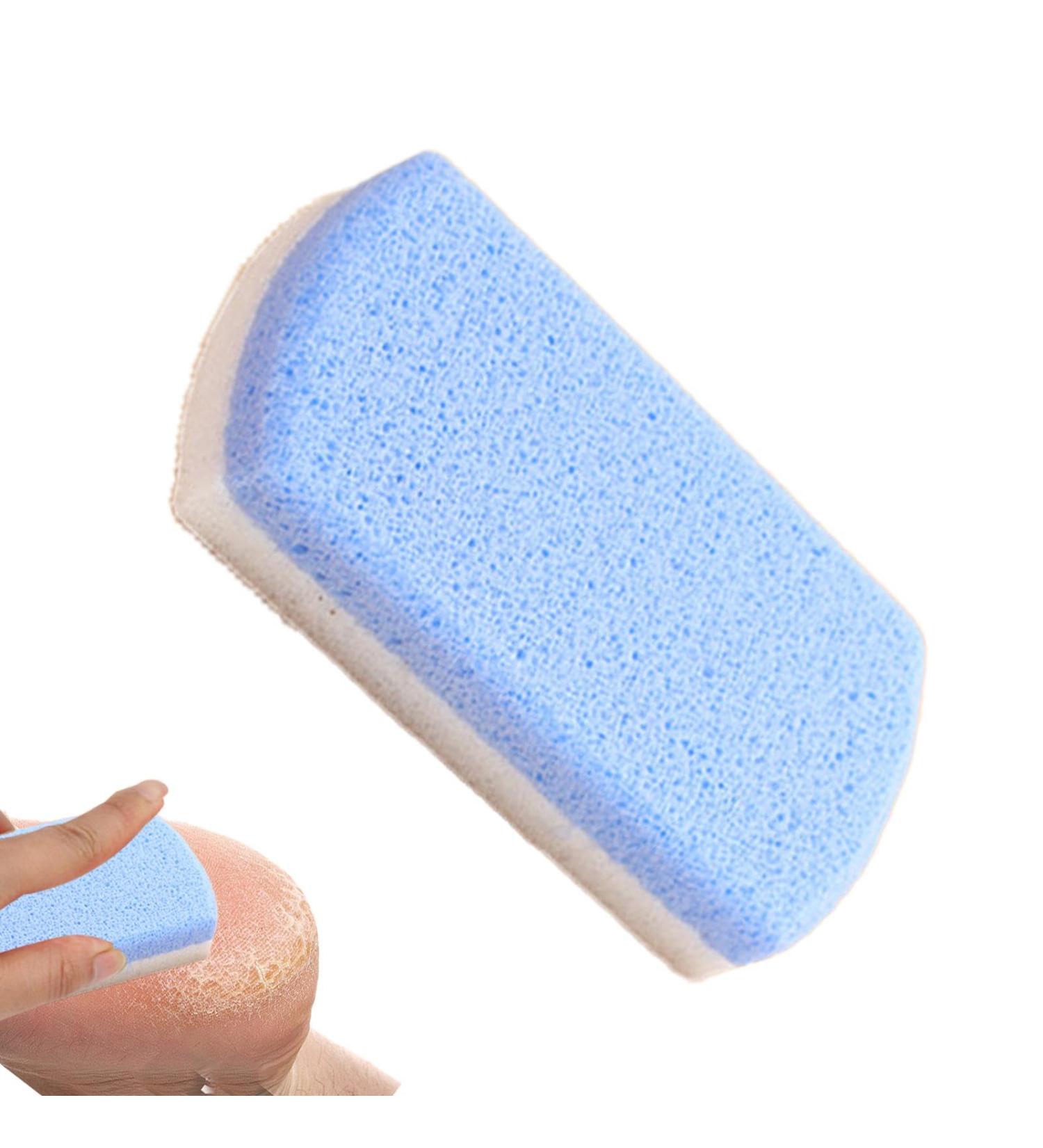 Xvilmaun Foot Pumice Stone | Double-Sided Pumice Stone for Removing Calluses on The Feet Foot Pumice Stone Care Foot Stone for Heels Elbows Hands Blue - Buy Online on GoSupps.com