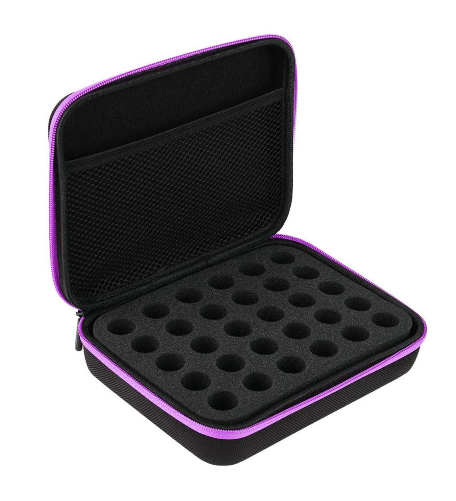 CHICIRIS Essential Oil Storage Bag - Stylish Carrying Case for Beauticians | Travel & Work (Purple) - Buy Online on GoSupps.com