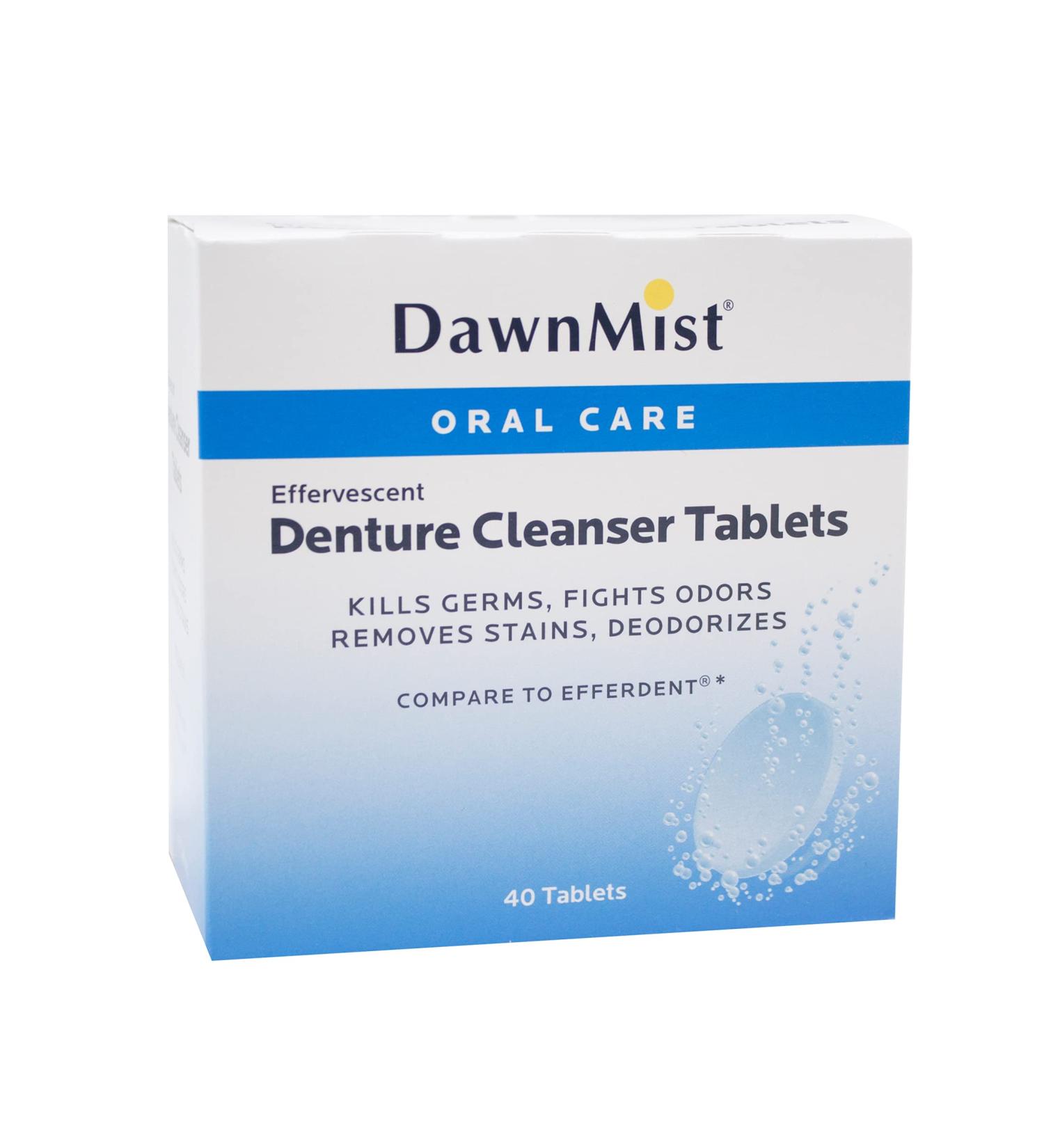 Dukal DEN6283 Dawn Mist Denture Cleanser Tablet 40 ct. Pack of 960