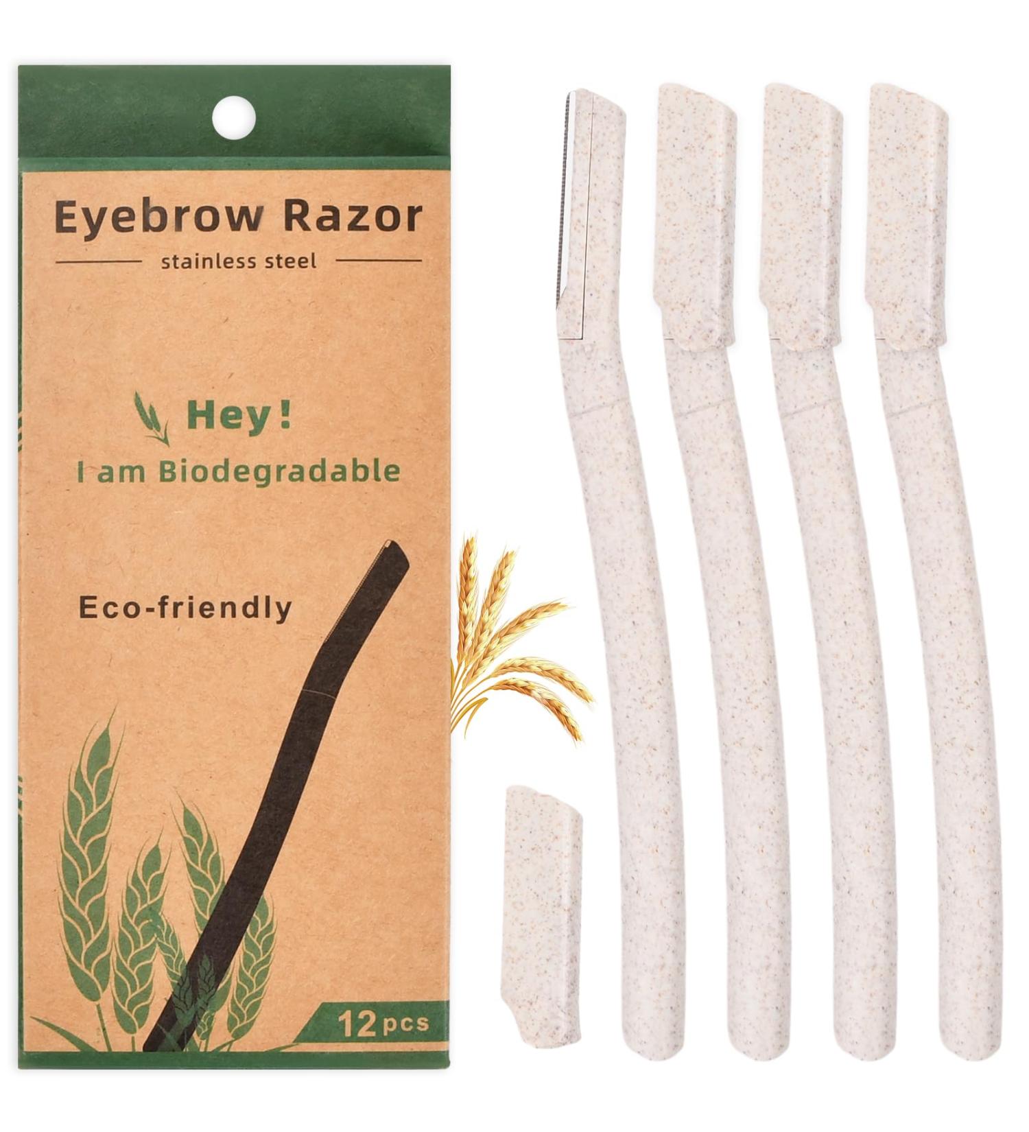 Volumoon 12-Piece Eyebrow Shaper Set | Face Razor for Women & Men | Precise Eyebrow Formers & Body Razor - Buy Online on GoSupps.com