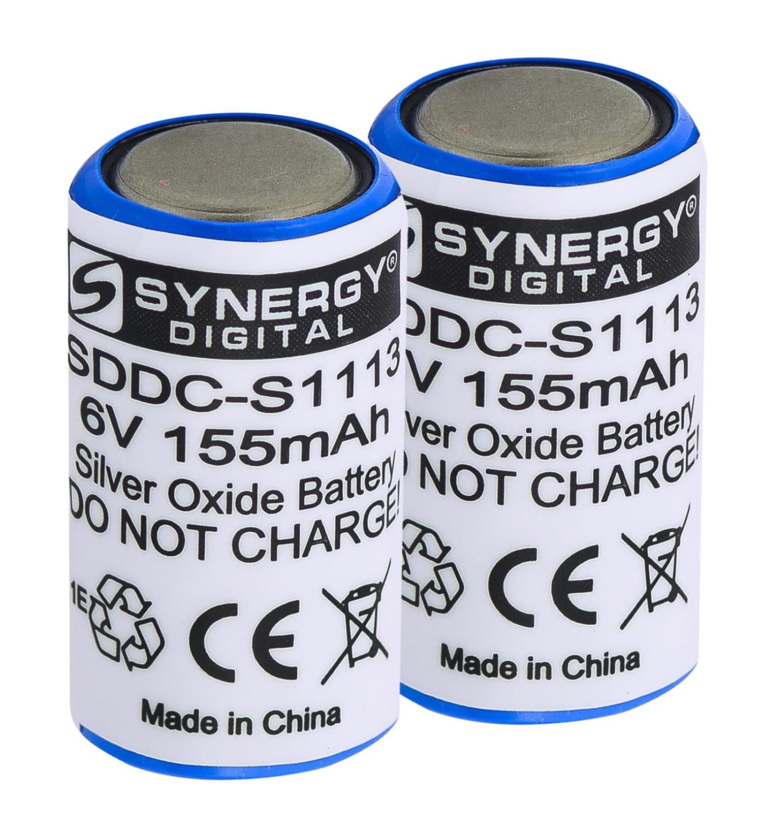 Synergy Digital Dog Collar Batteries - Compatible with Dog Guard DG9XT - 6V 155mAh (Pack of 2) - Silver Oxide - Buy Online on GoSupps.com